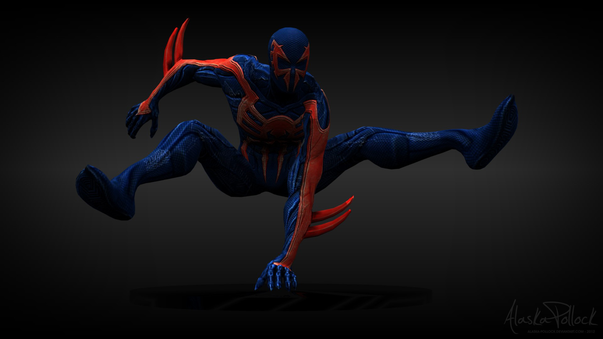 1920x1080 ... Spider-Man 2099 by Alaska-Pollock