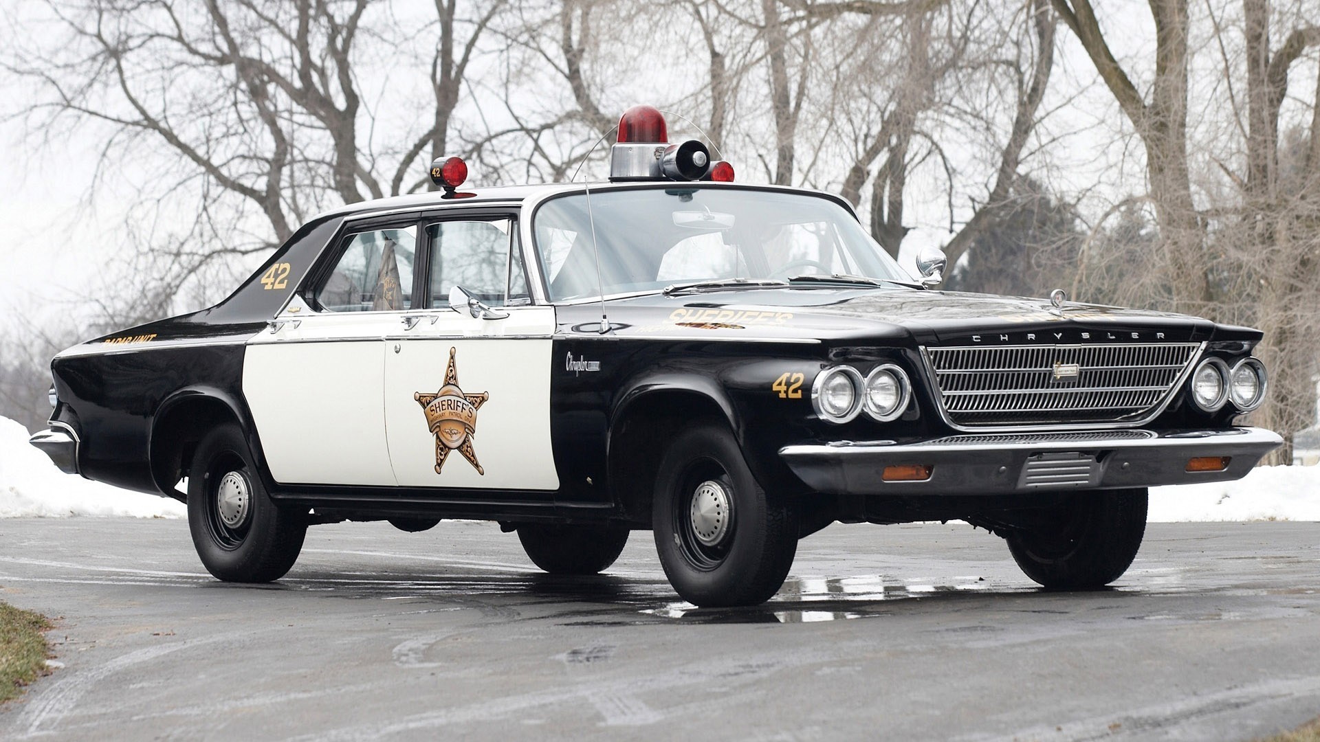 1920x1080 car, Police, Police Cars, Old Car, Chrysler, Sheriff, Road Wallpapers HD /  Desktop and Mobile Backgrounds