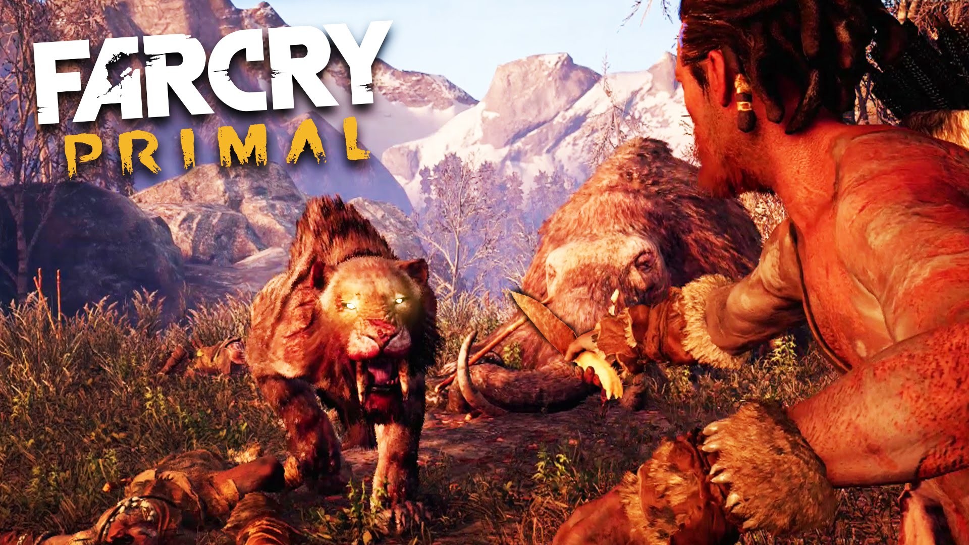1920x1080 Far Cry Primal - SABER TOOTH TIGER ATTACK!!! (Far Cry Primal Gameplay) -  YouTube