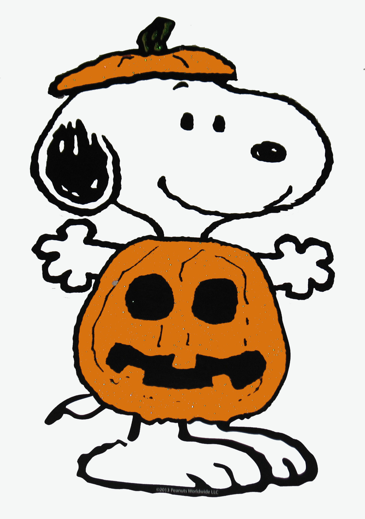 1431x2031 Peanuts Gang Sparkling Halloween Die-Cut Wall Decor - Snoopy .