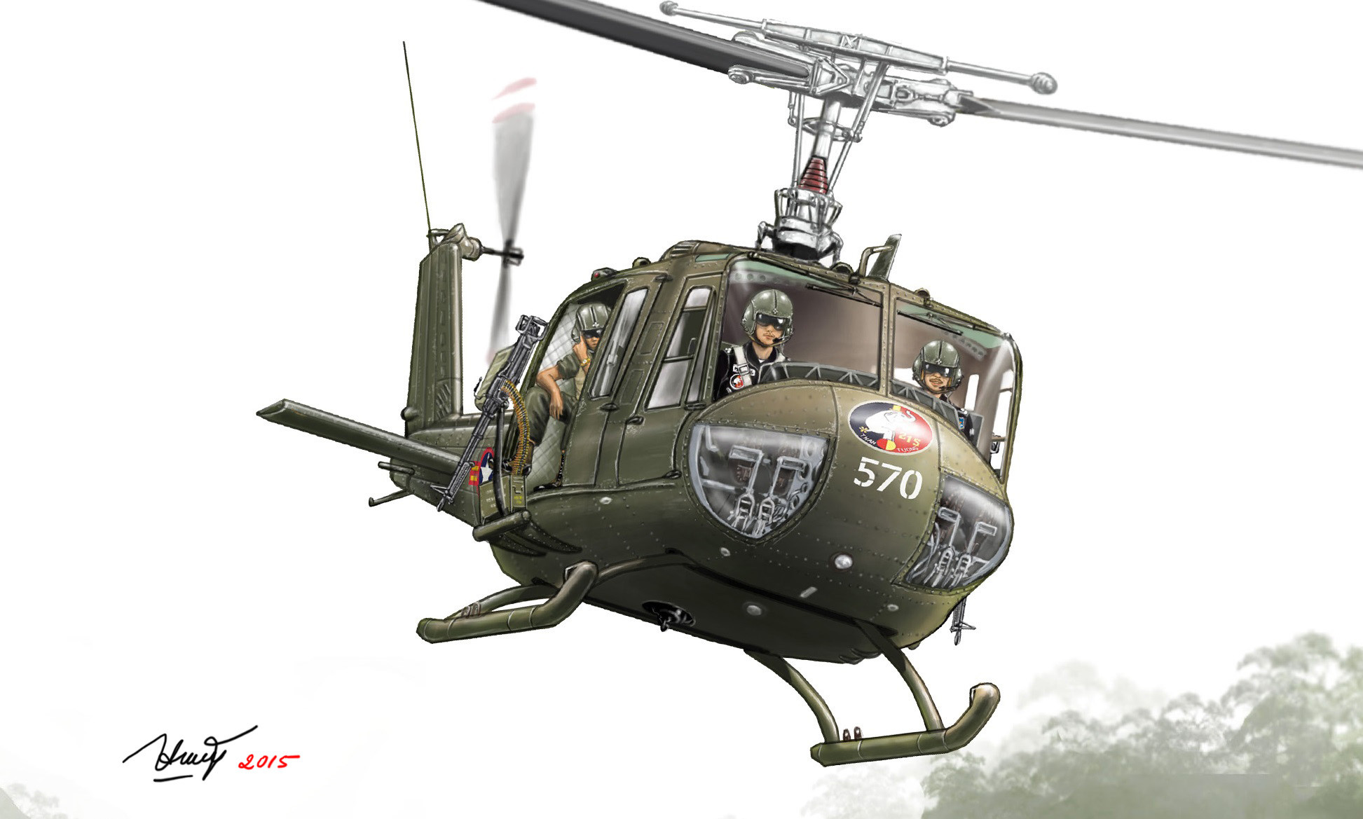 1945x1169 ... VNAF UH-1 Iroquois/Huey by HungA06