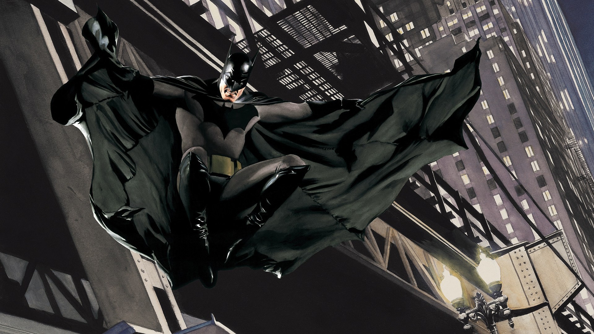 1920x1080 Superhero DC Batman Art Alex Ross 1080p HD Wallpaper Background