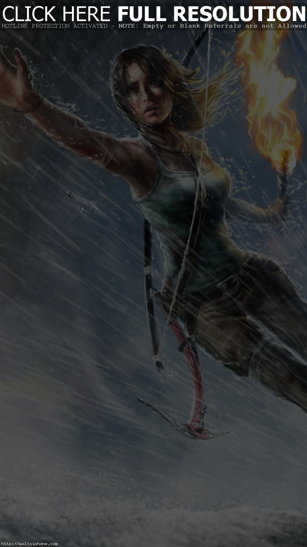 1080x1920 Lara Croft Tomb Raider iPhone wallpaper