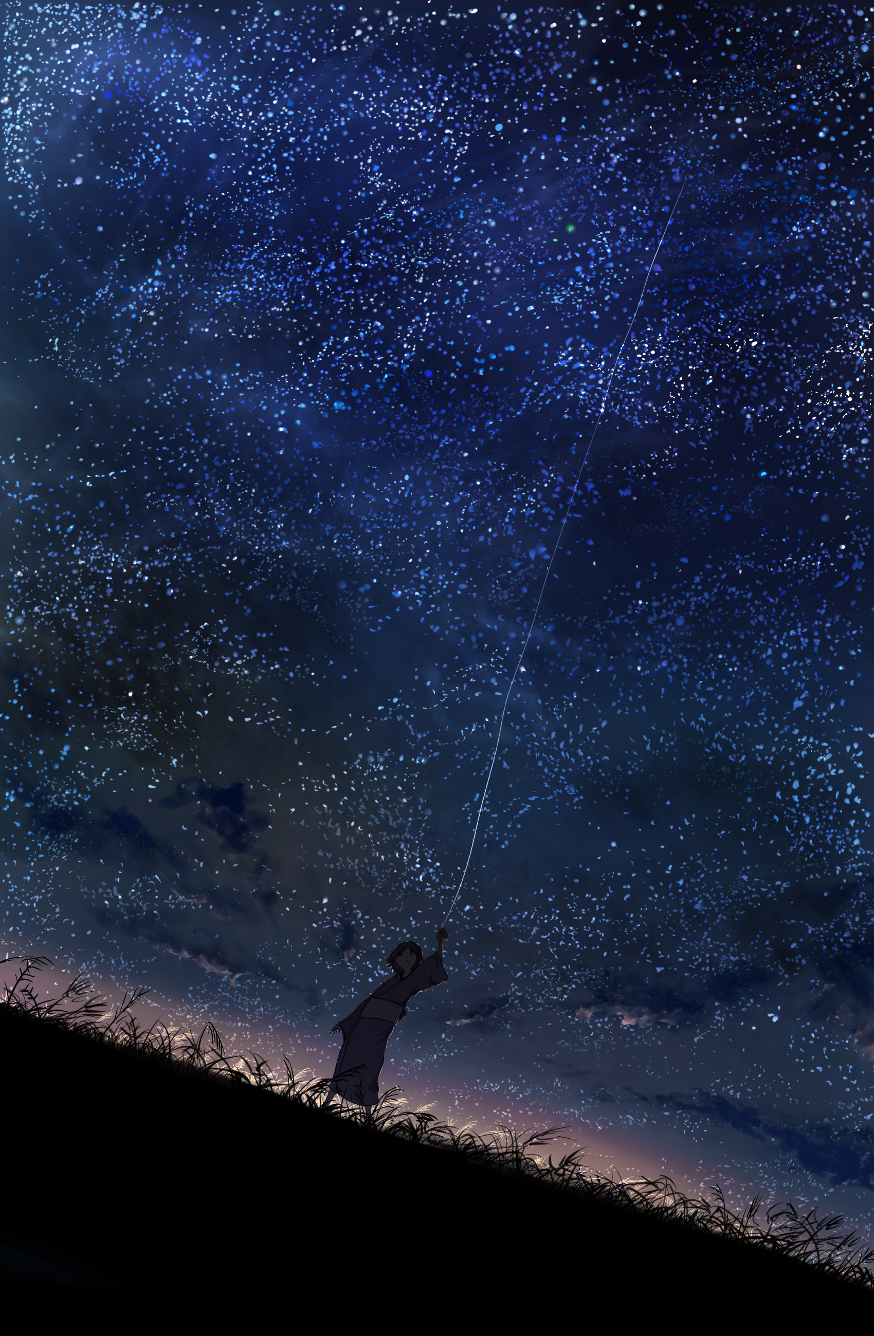 1700x2600 Stars Mushishi Night Sky Fresh New Hd Wallpaper [Your Popular HD Wallpaper]  #ID53049