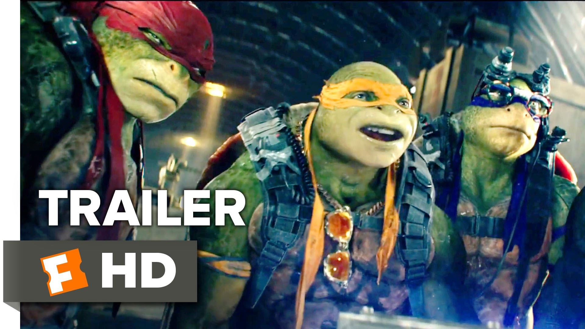 1920x1080 Teenage Mutant Ninja Turtles: Out of the Shadows Official Trailer #3 (2016)  - Movie HD - YouTube
