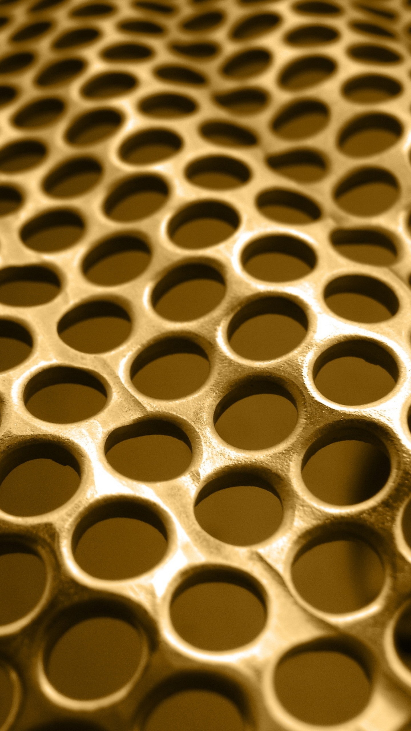 1440x2560 Preview wallpaper metal, background, grid, circles, texture 