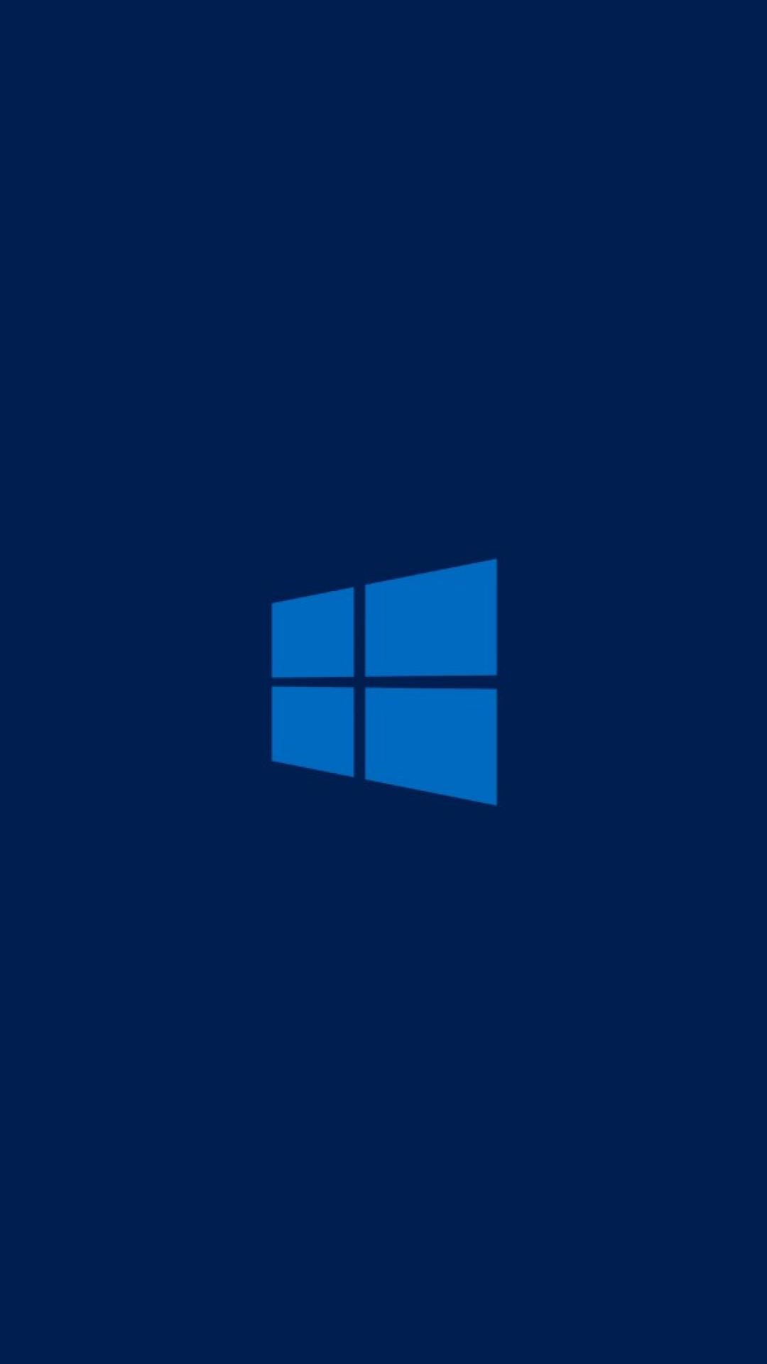 1080x1920 Blue minimalistic metro windows 8 dark clean logo wallpaper