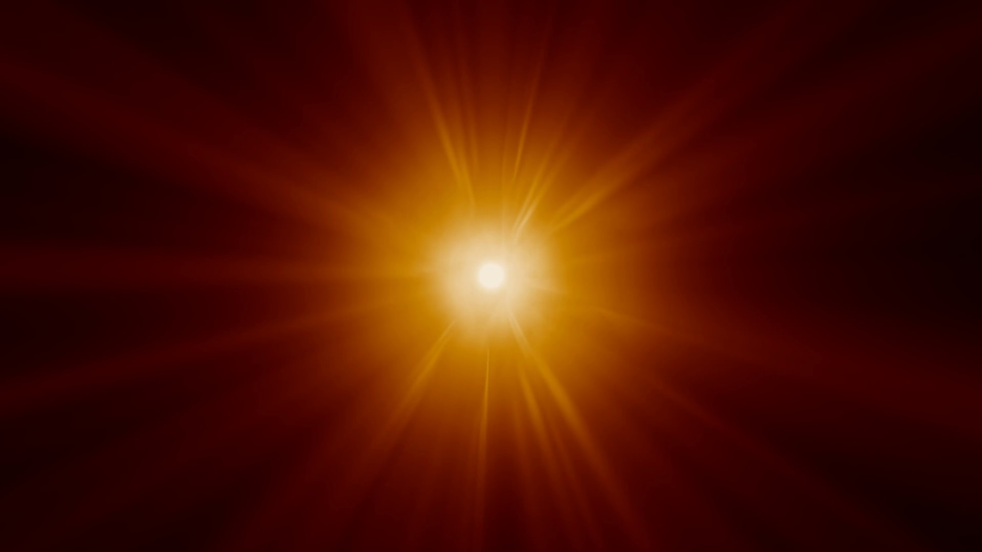 1920x1080 Orange rays of light flare outwards, making a sun-like effect against a  dark background. Motion Background - VideoBlocks