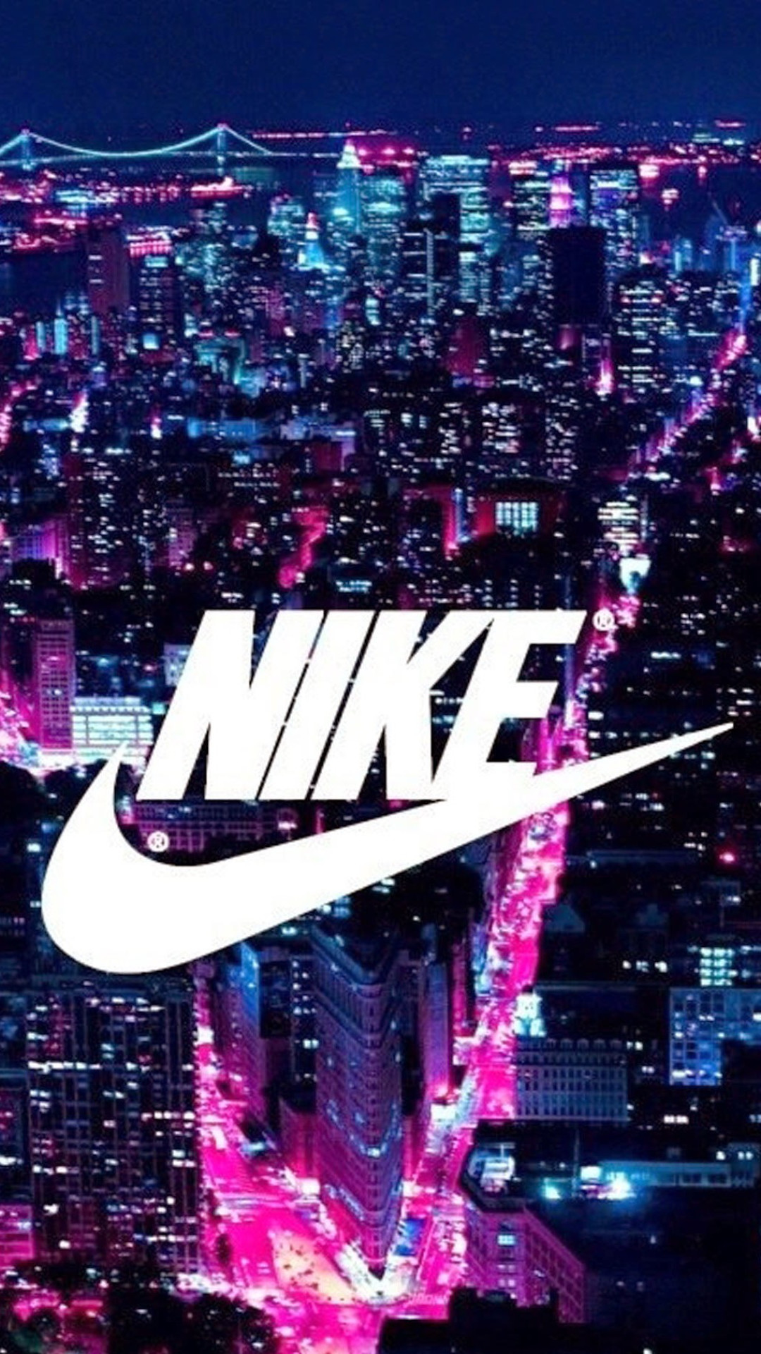 1080x1920 Nike Logo New York City Wallpaper