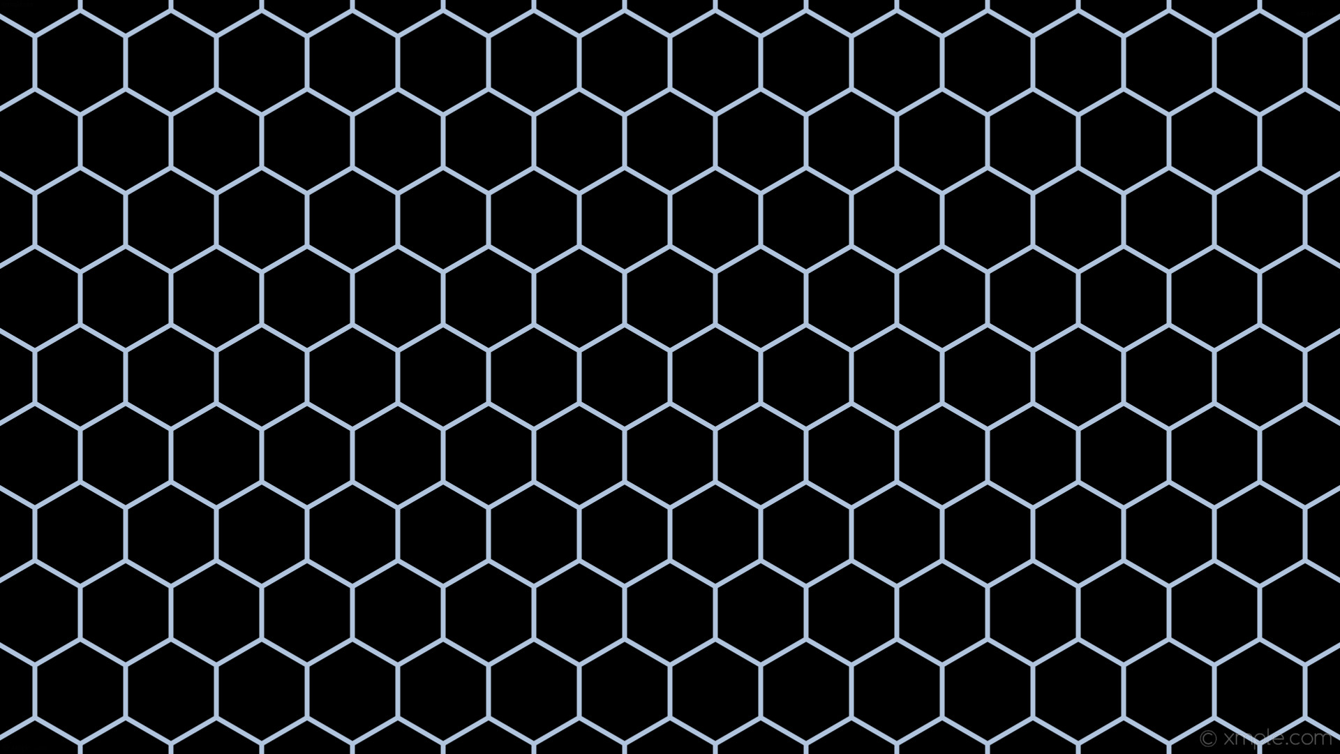 1920x1080 wallpaper beehive honeycomb blue hexagon black light steel blue #000000  #b0c4de 0Â° 7px