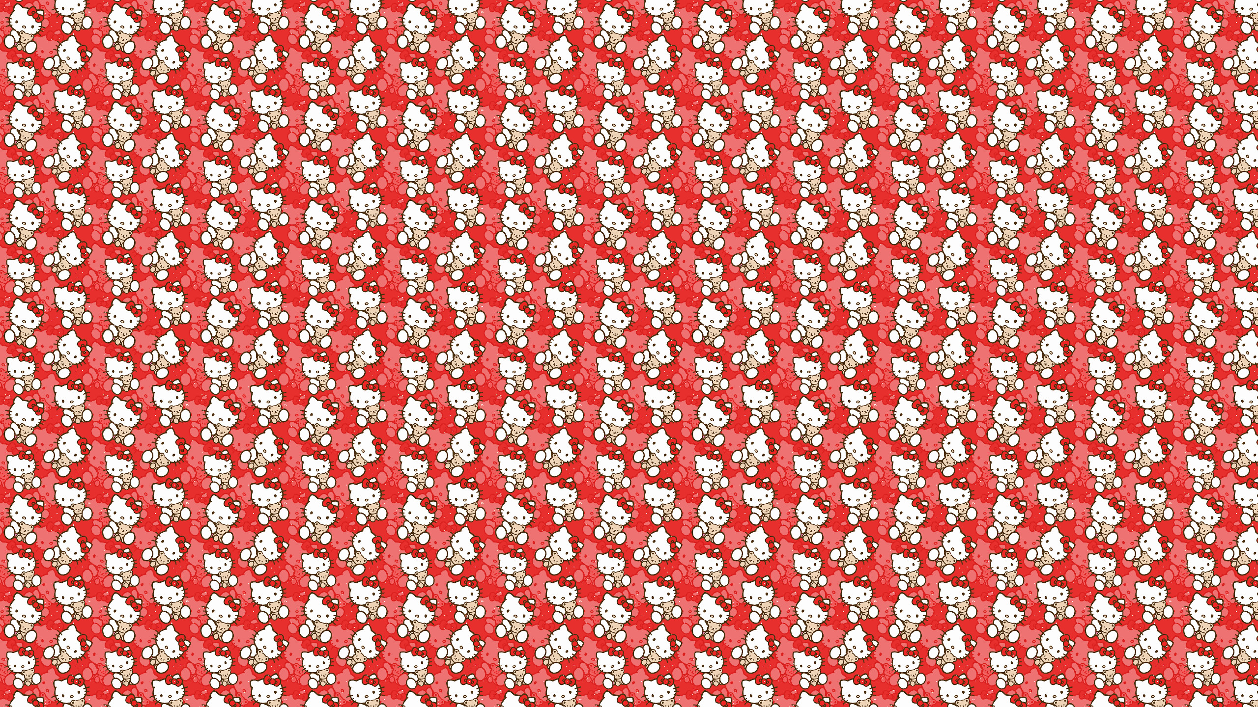 2560x1440 ... Background by ibjennyjenny on DeviantArt Hello Kitty pattern | fundos |  Pinterest | Hello kitty, Kitty and .