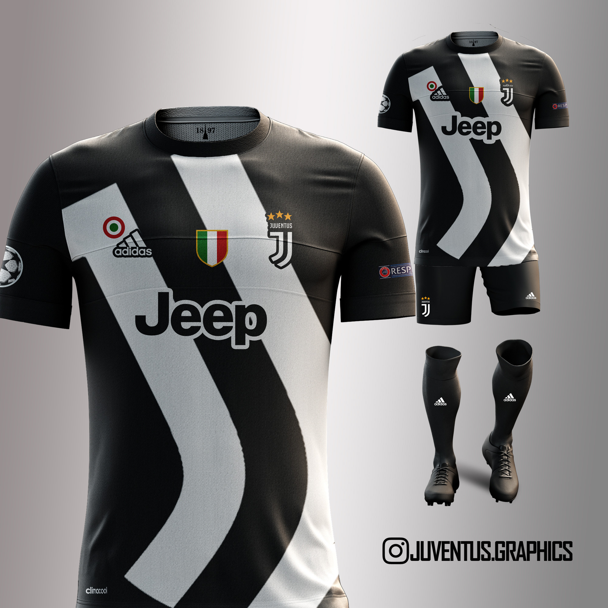 2000x2000 The 2017/2018 Juventus Jersey by Juventus.graphics -Do you like it?