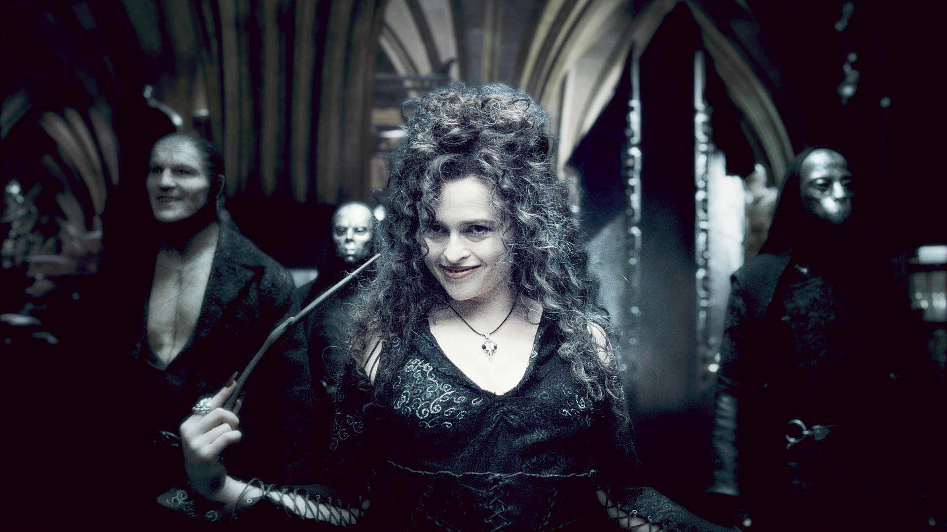 1920x1080 Helena Bonham Carter stars as Bellatrix Lestrange in Warner Bros Pictures'  Harry Potter and the Half-Blood Prince (2009)