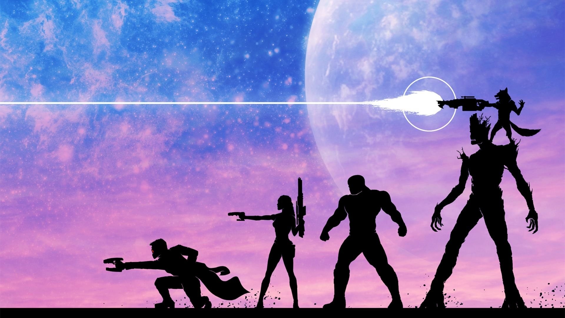 1920x1080 Comics - Guardians Of The Galaxy Star Lord Gamora Drax The Destroyer Groot  Peter Quill Rocket