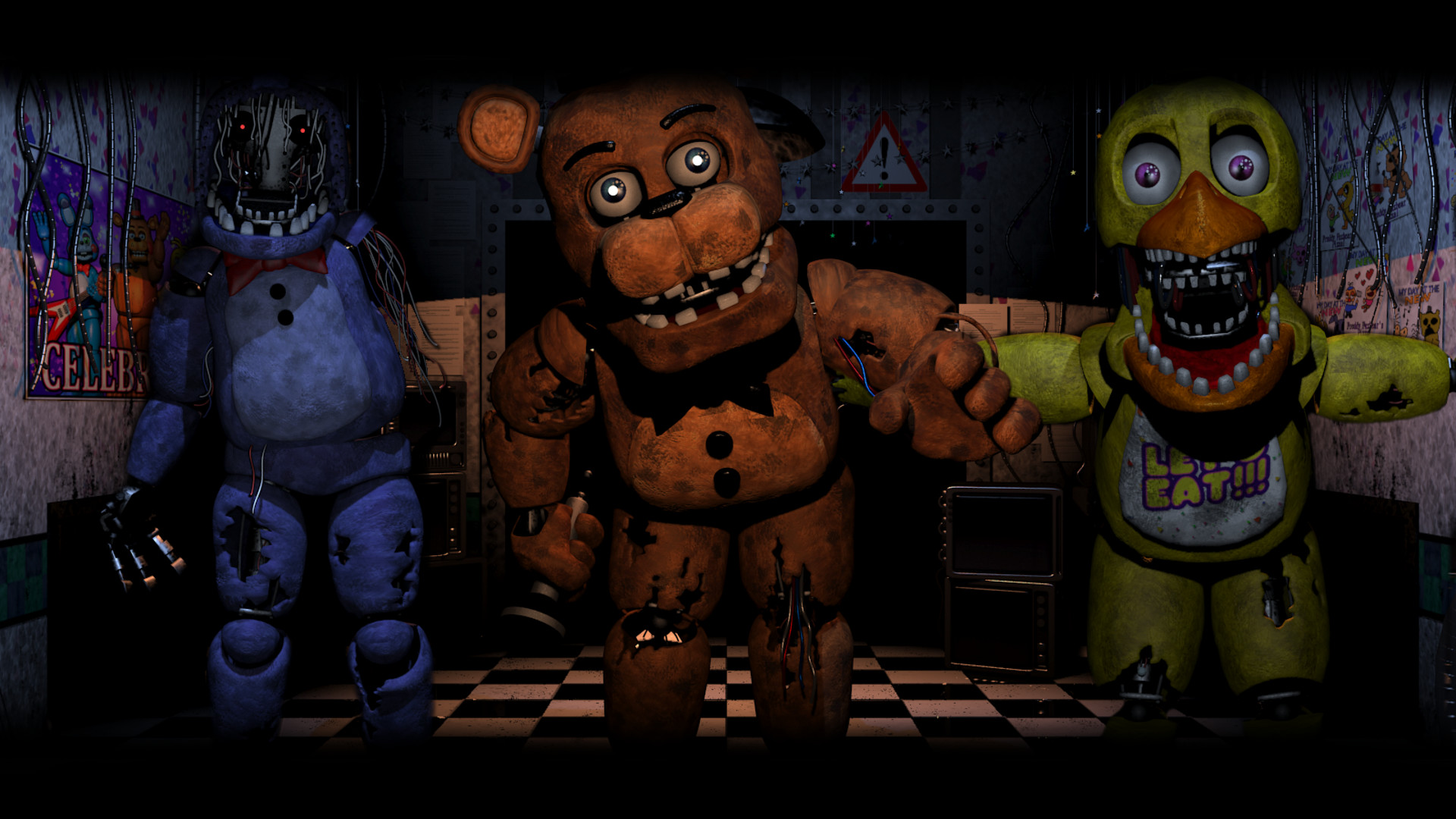 1920x1080 ... Old Gang ( Five Nights At Freddy's 2 Wallpaper) by BloodyHorrible