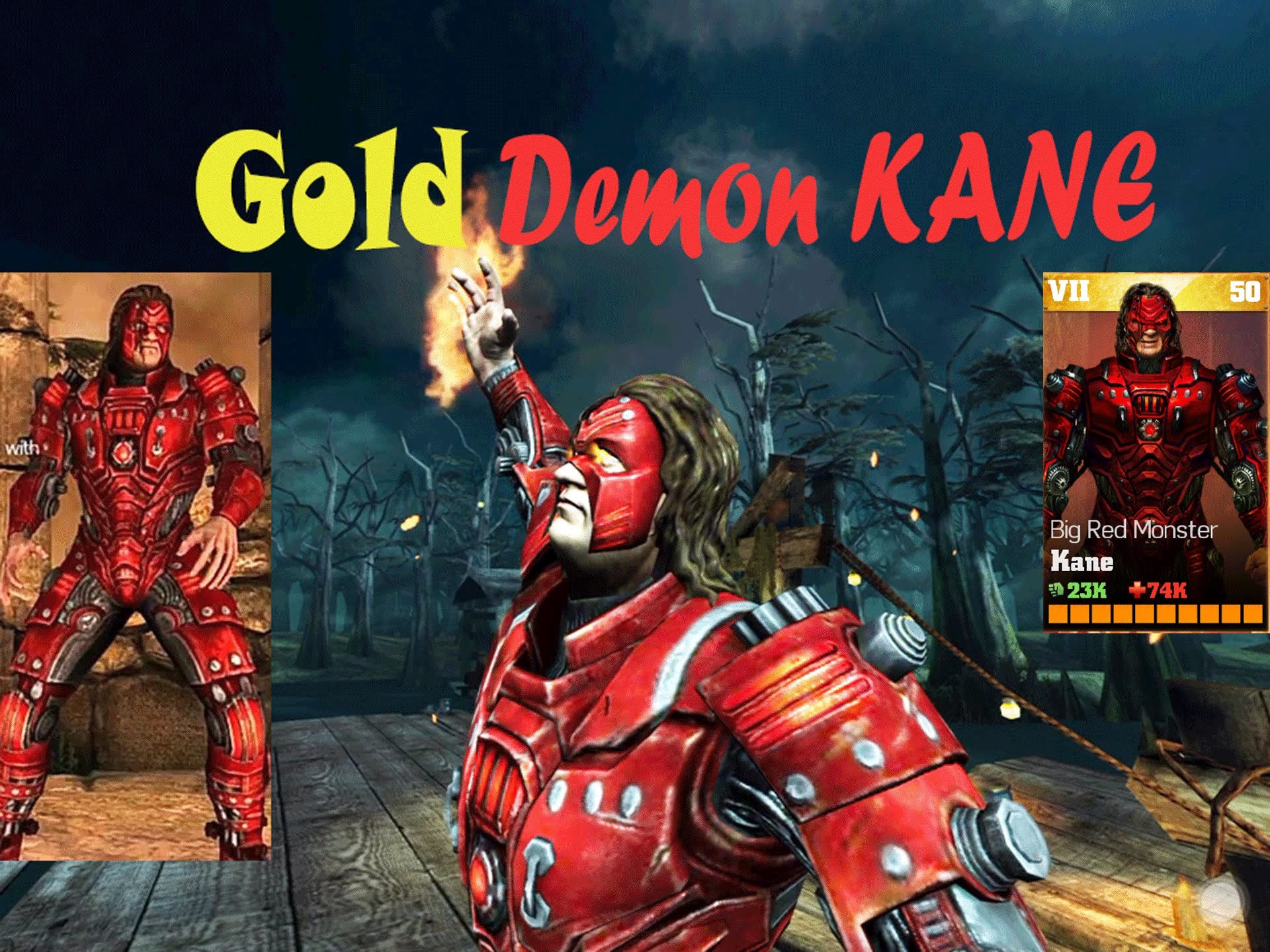 1920x1440 Update 1.9 Big Red Monster KANE Review All special Attacks:WWE Immortals  Ios/Android - YouTube