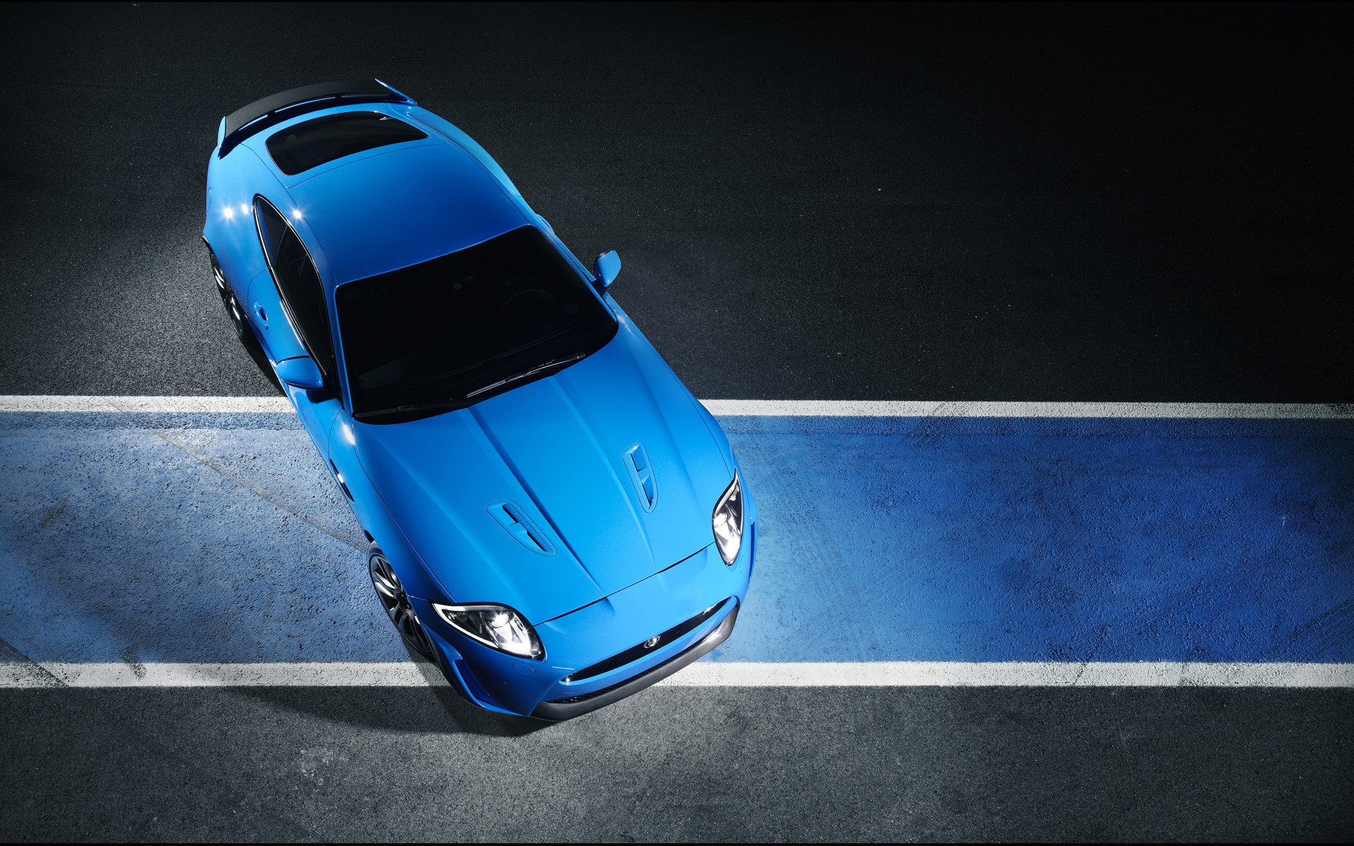 1920x1200 Blue Jaguar Car Wallpaper HD 8133