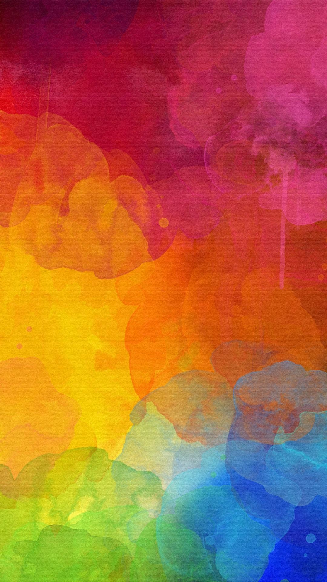 1080x1920 Colourful-Watercolour-Mark-Color-of-rainbow-in-abstract-