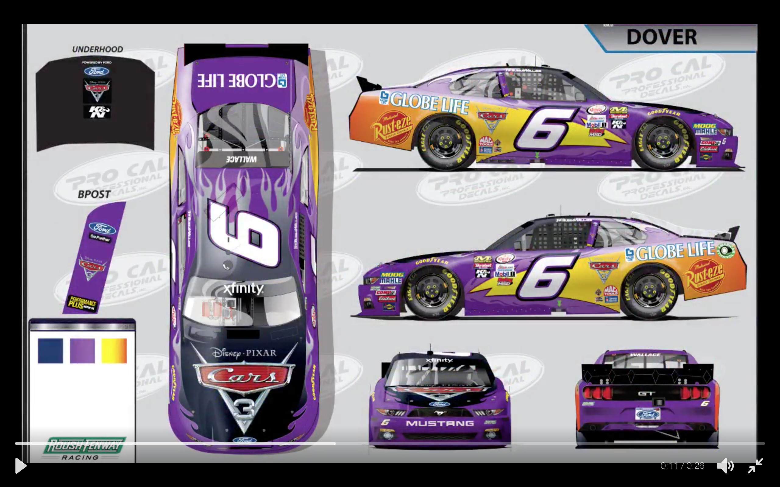 2560x1600 Bubba Wallace will run a Cars 3/Global Life Paint Scheme this weekend at  Dover!