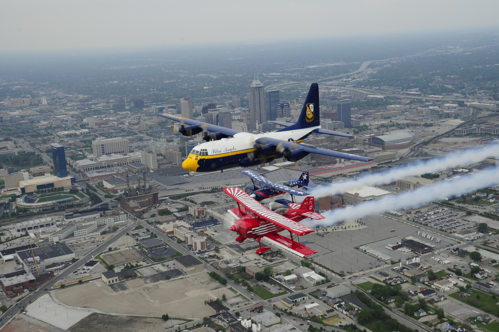 2080x1384 Military - Air Show Blue Angels Military Marines Indianapolis City Wallpaper