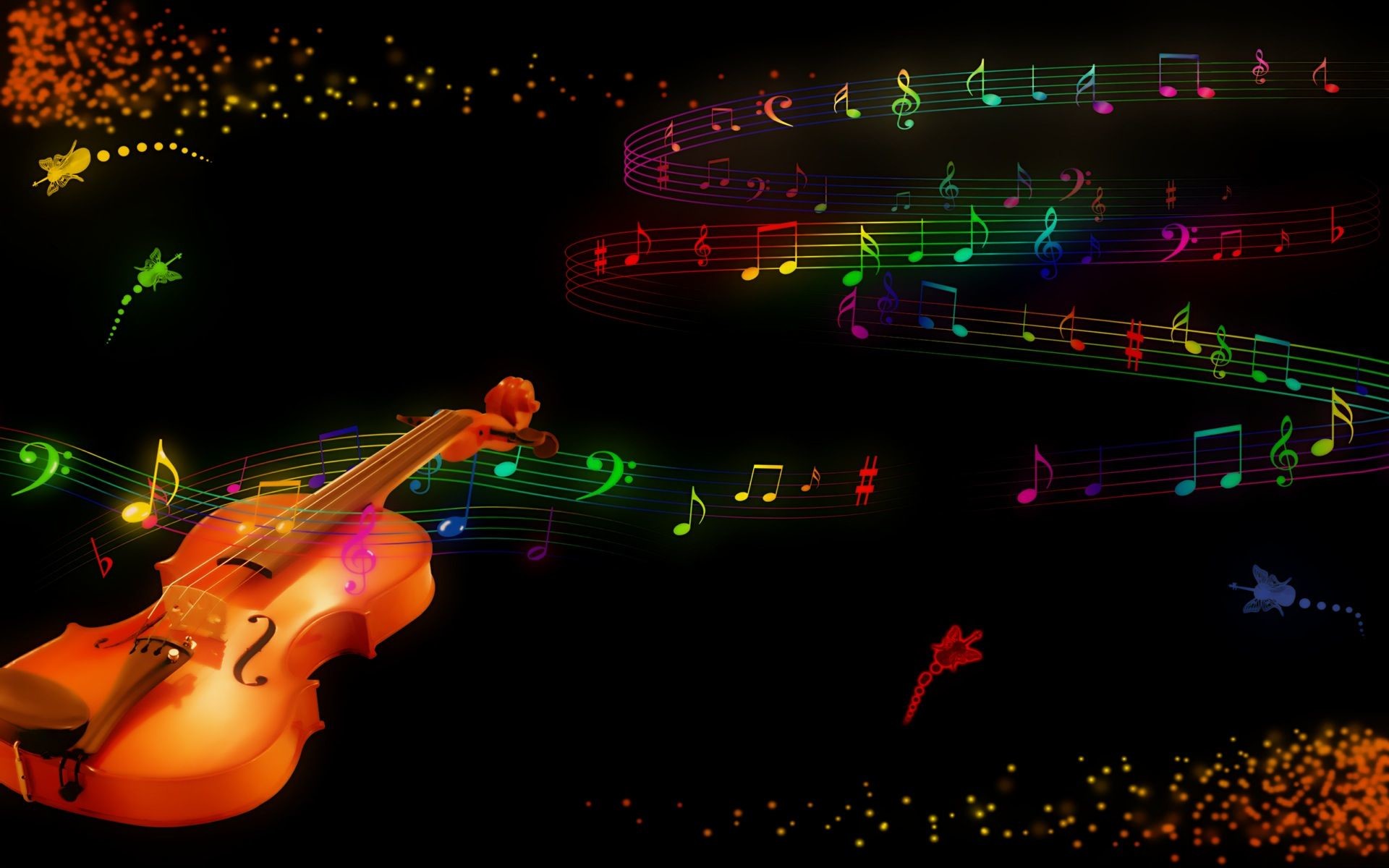 1920x1200 3D Violin and Music Wallpaper | HD 3D and Abstract Wallpaper Free Download  ...