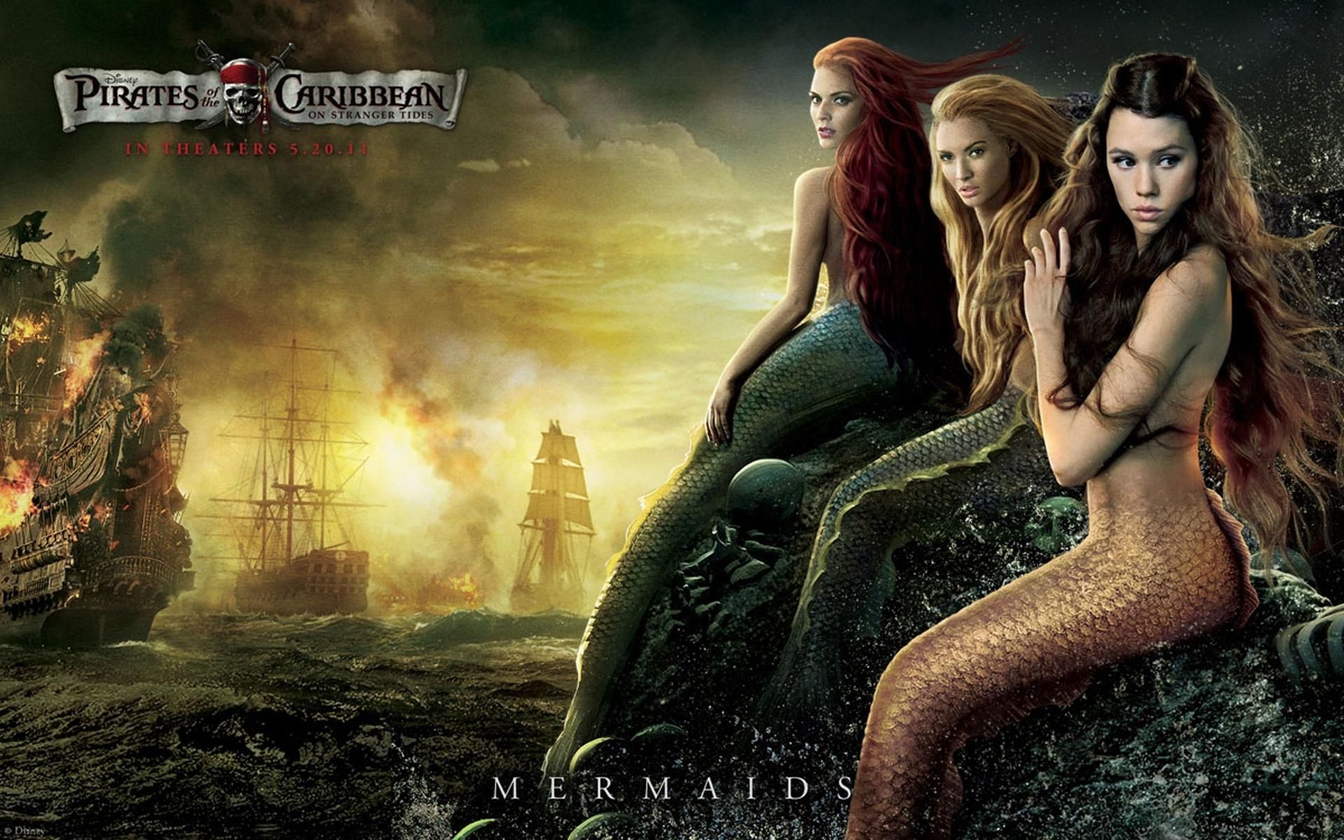 1920x1200 mermaids from pirates of the caribbean | Pirates of the Caribbean wallpaper  mermaids