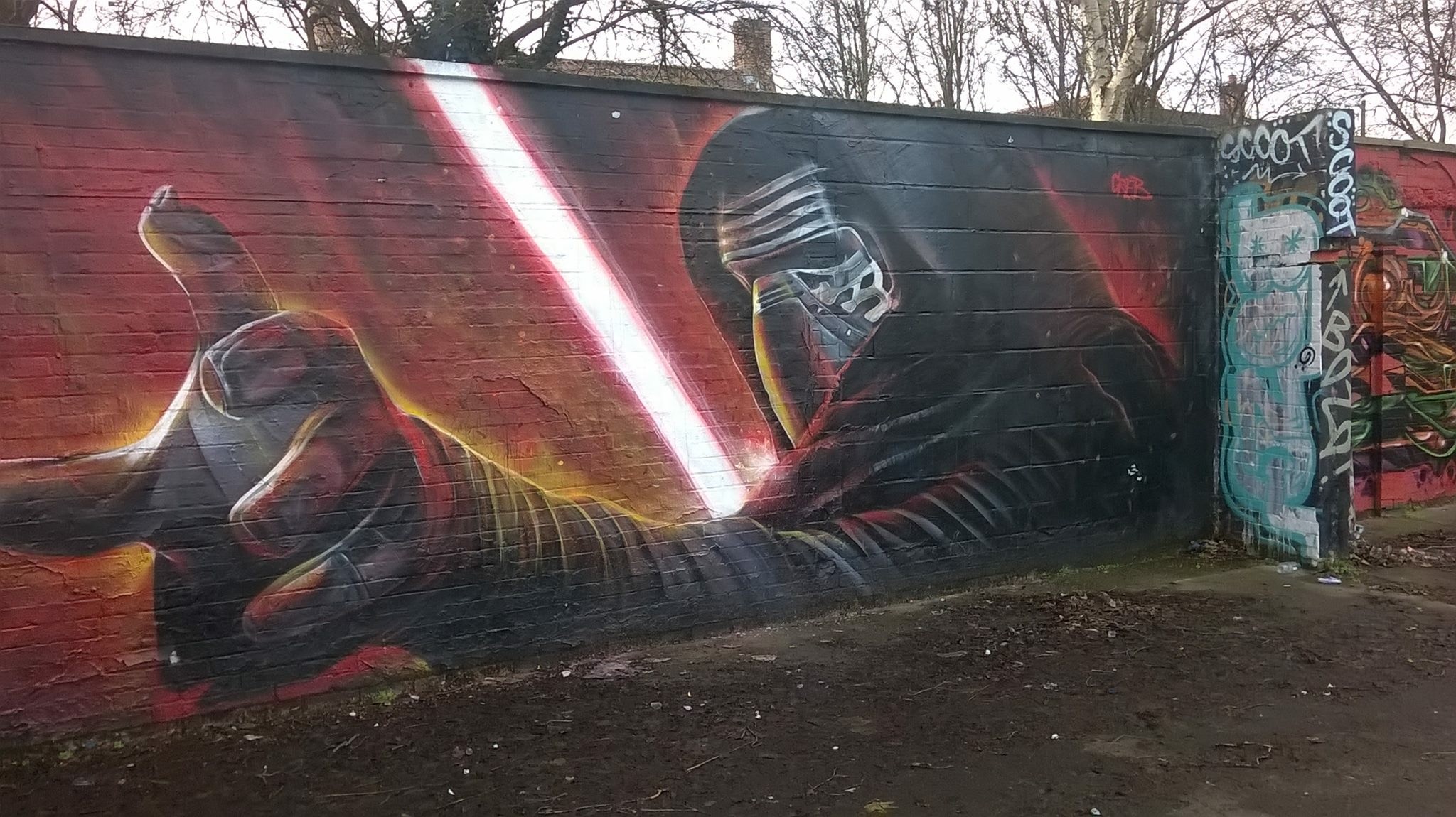 2048x1150 Awesome SW graffiti in my hometown.
