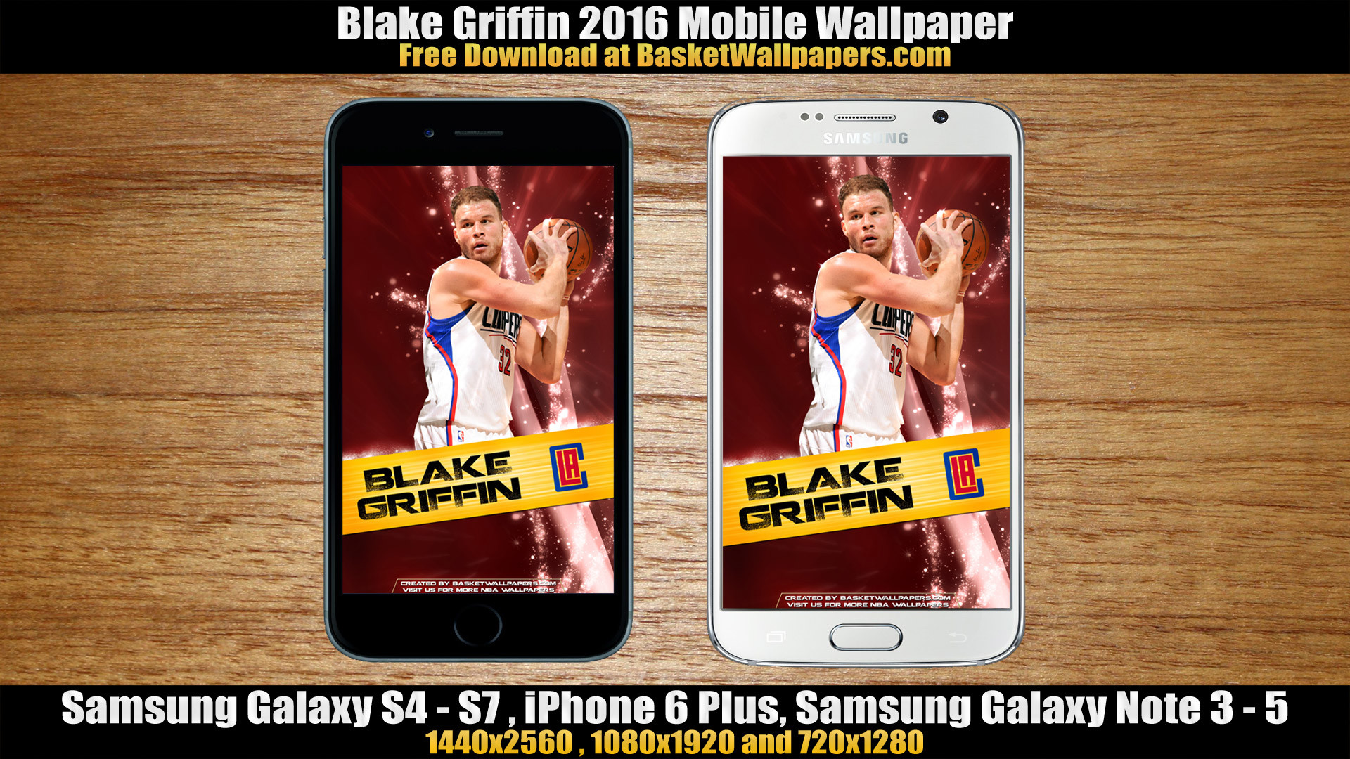 1920x1080 Blake Griffin Los Angeles Clippers 2016 Mobile Wallpaper