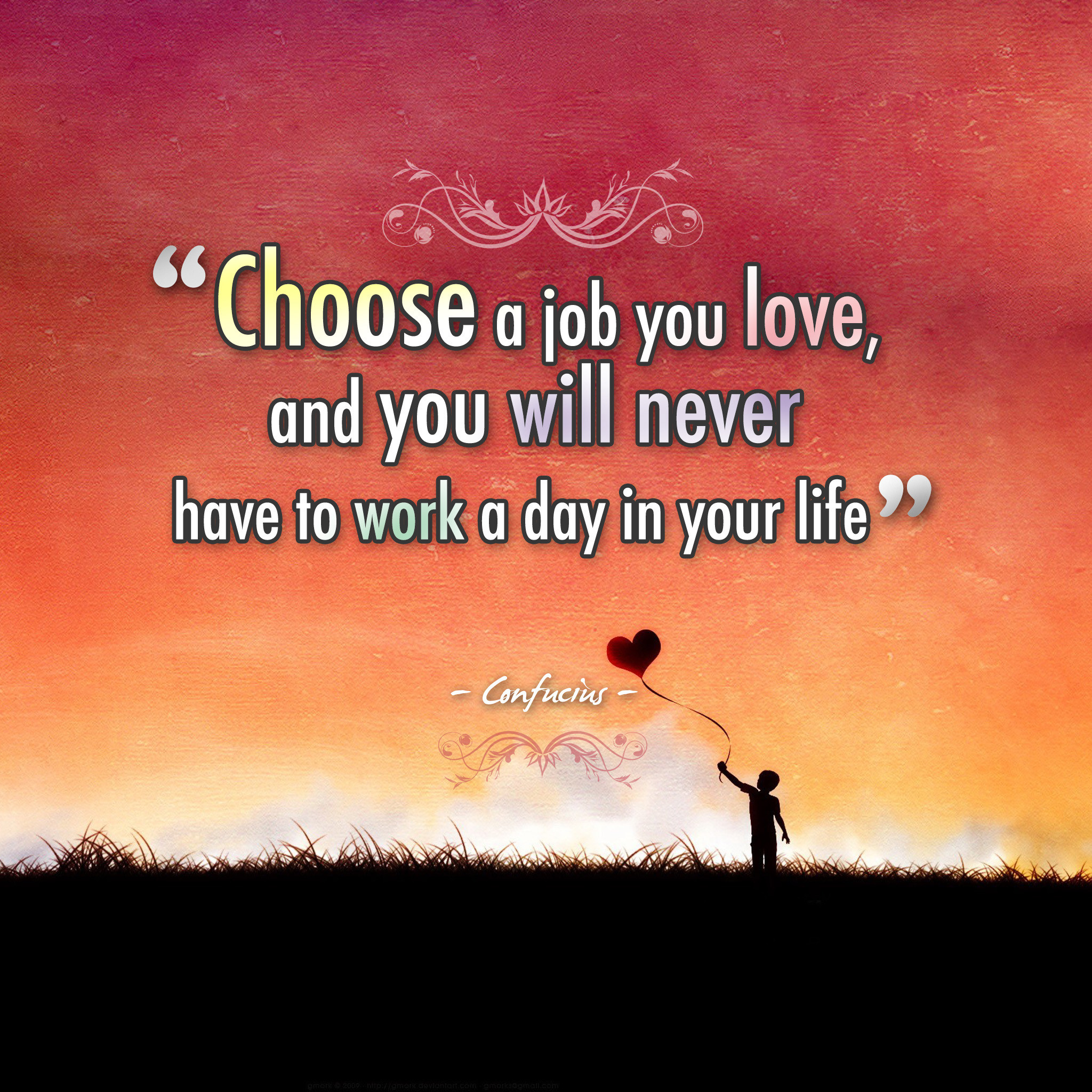 2048x2048 ... Wallpapers – If Quotes On Why You Love Your Job Inspirational Choose A  Job You Love By Confucius ...