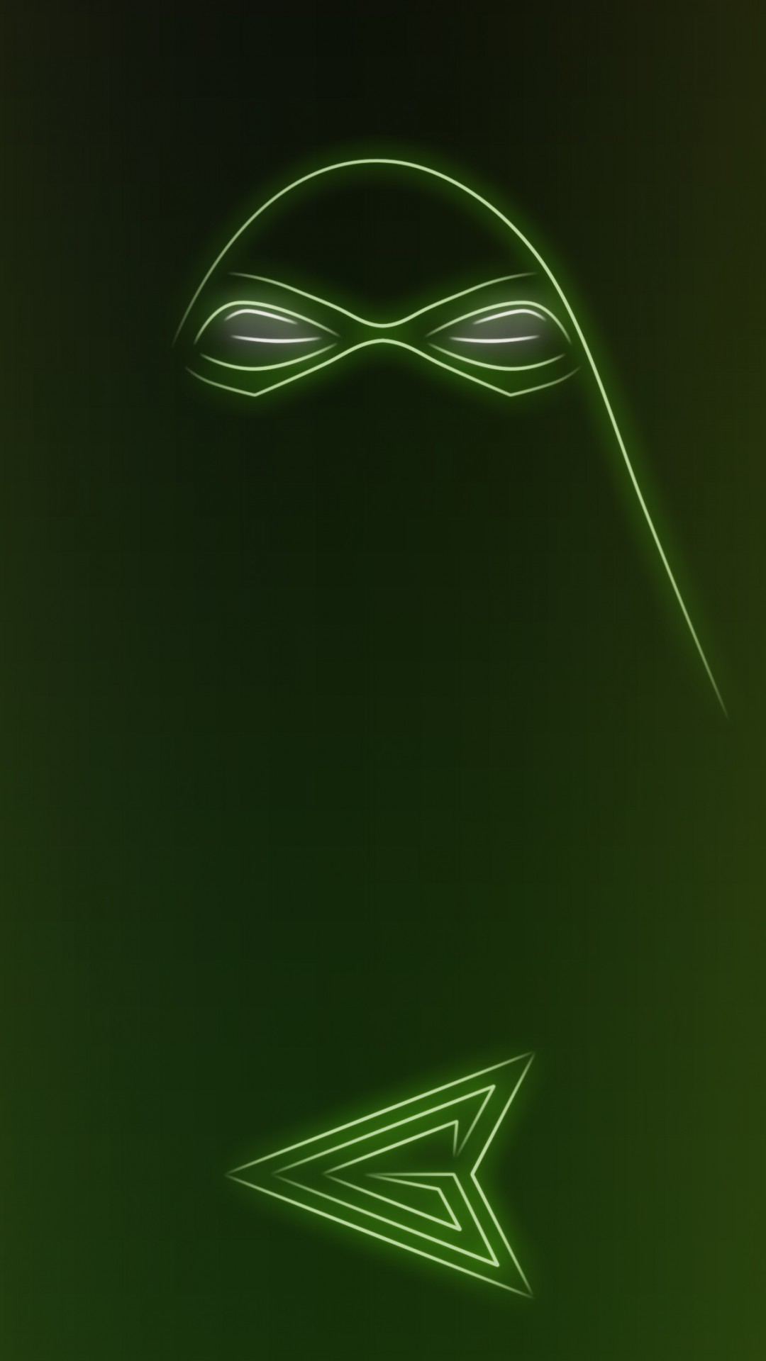 1080x1920 Download Neon Light Hero Green Arrow 1080 x 1920 Wallpapers - 4644309 -  neon light superhero