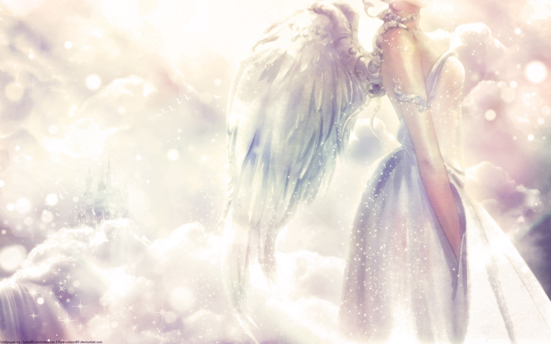 1920x1200 angel background wallpaper for computer free