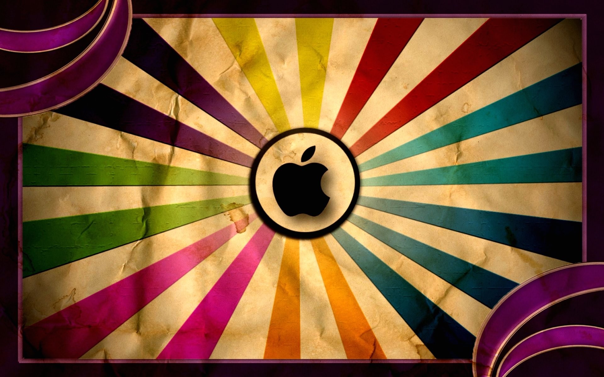 1920x1200 Wallpaper old style apple