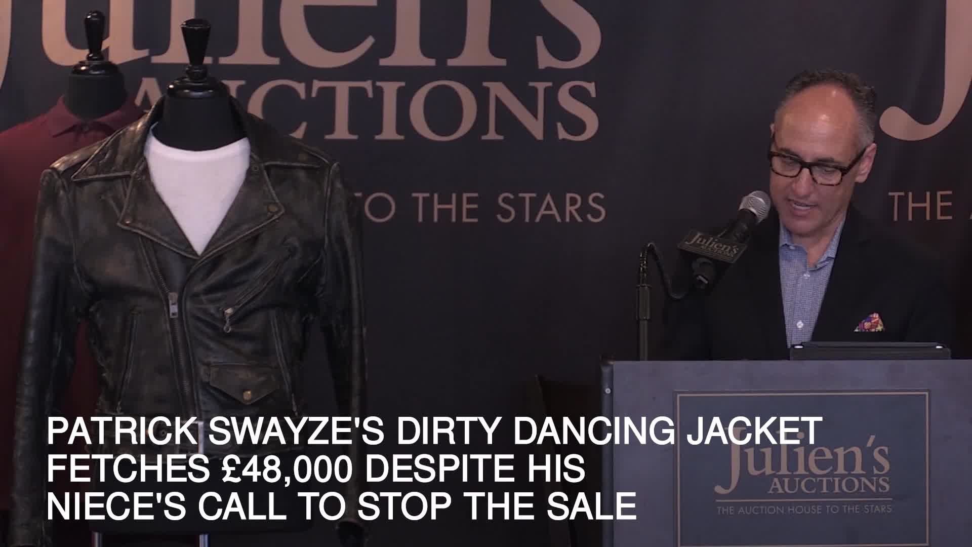 1920x1080 Swayze's Dirty Dancing jacket fetches Â£48,000 despite niece's call to stop  sale