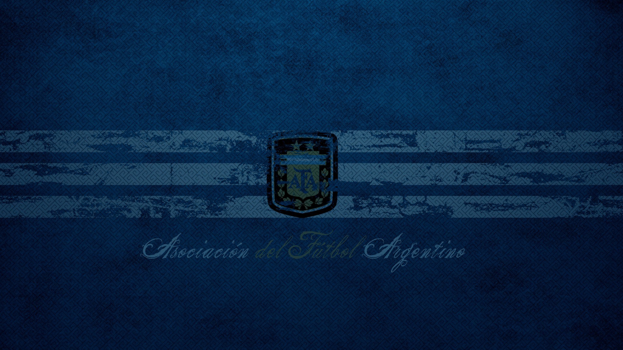 Download Argentina National Football Team Emblem On Blue Wallpaper |  Wallpapers.com