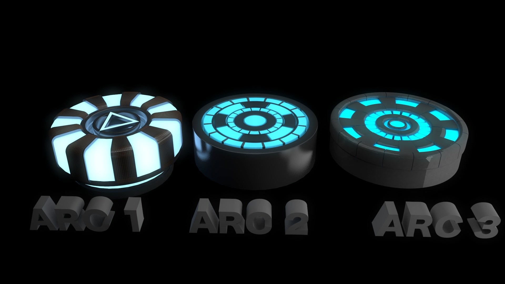 arc reactor desktop background