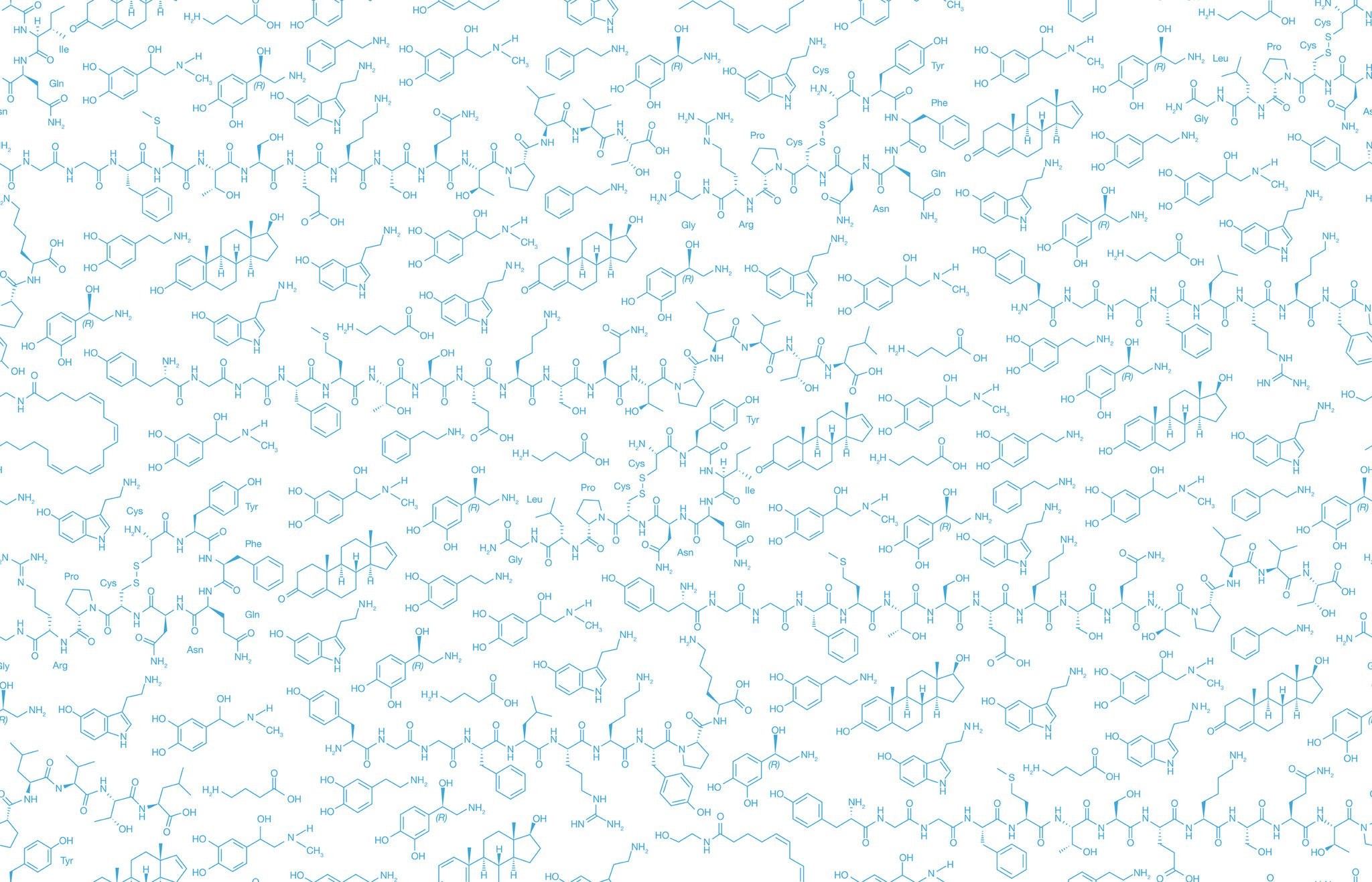 2048x1316 Love Molecules Wallpaper in Chalk design by Aimee Wilder – BURKE DECOR ...