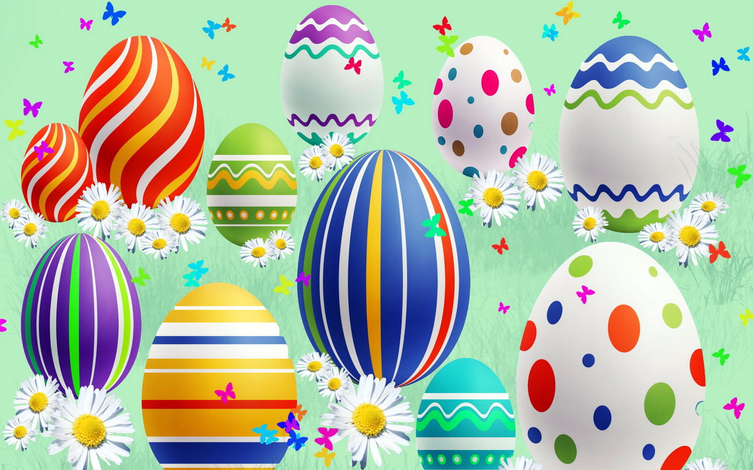 2560x1600 Easter Wallpaper HD Background