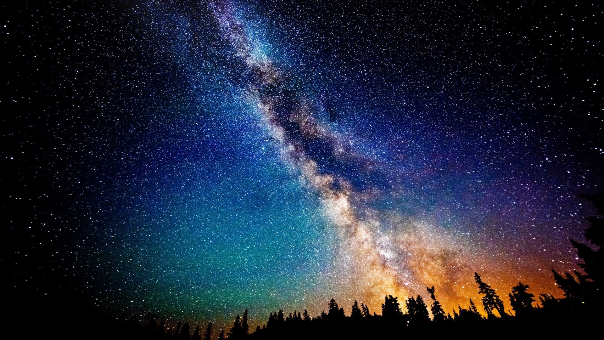 1920x1080  The Milky Way at Night