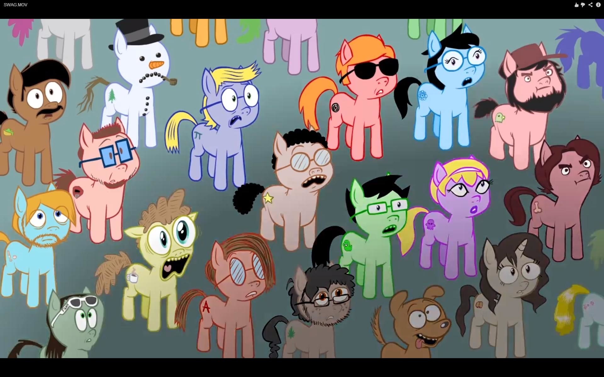 1920x1200 Beta kids as ponies in newest My Little Pony SWAG.
