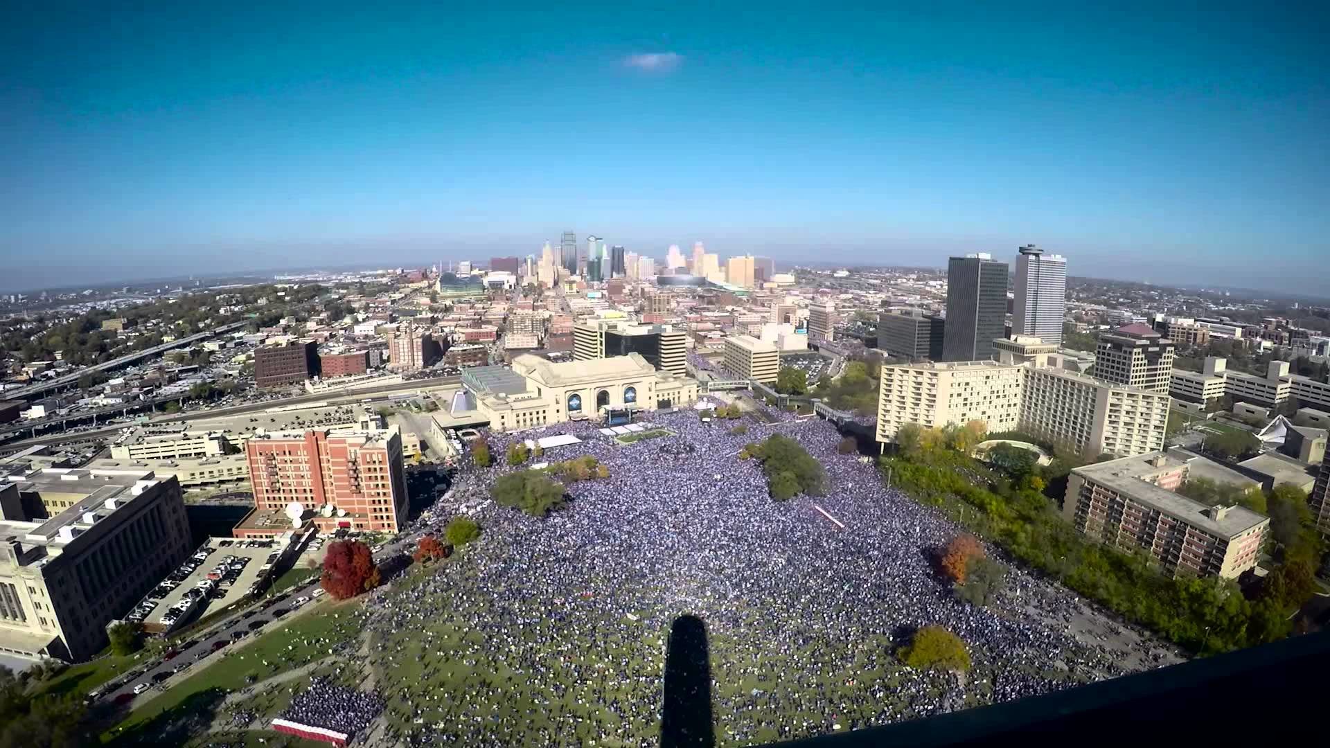 1920x1080 Kansas City Royals World Series Party from the Liberty Memorial - YouTube