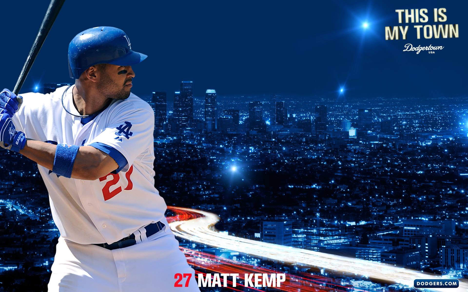 La Dodgers iPhone Wallpaper.