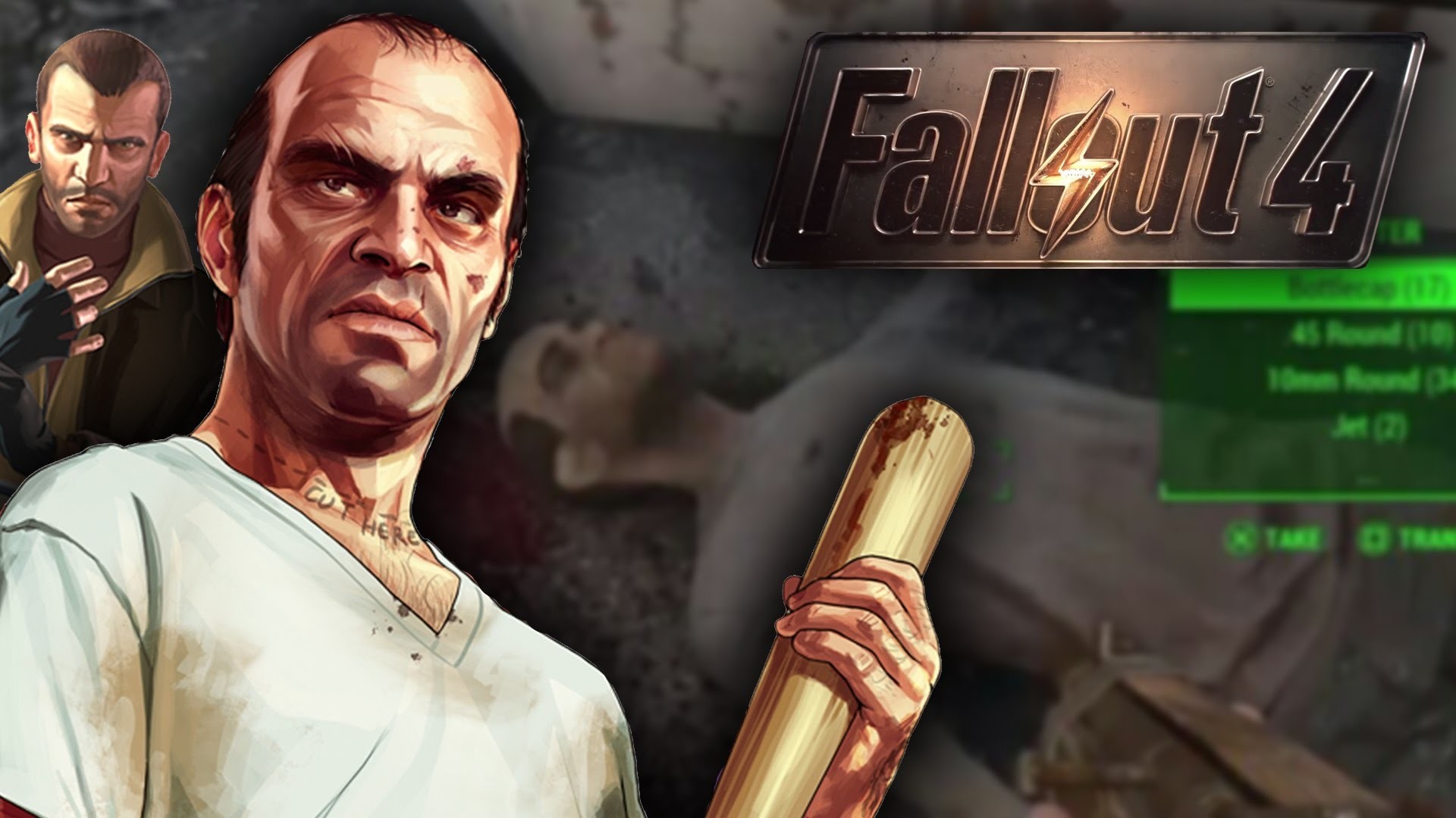 1920x1080 Fallout 4: Trevor Phillips & Niko Bellic GTA V (5) Easter Egg | Fallout  Secrets - YouTube