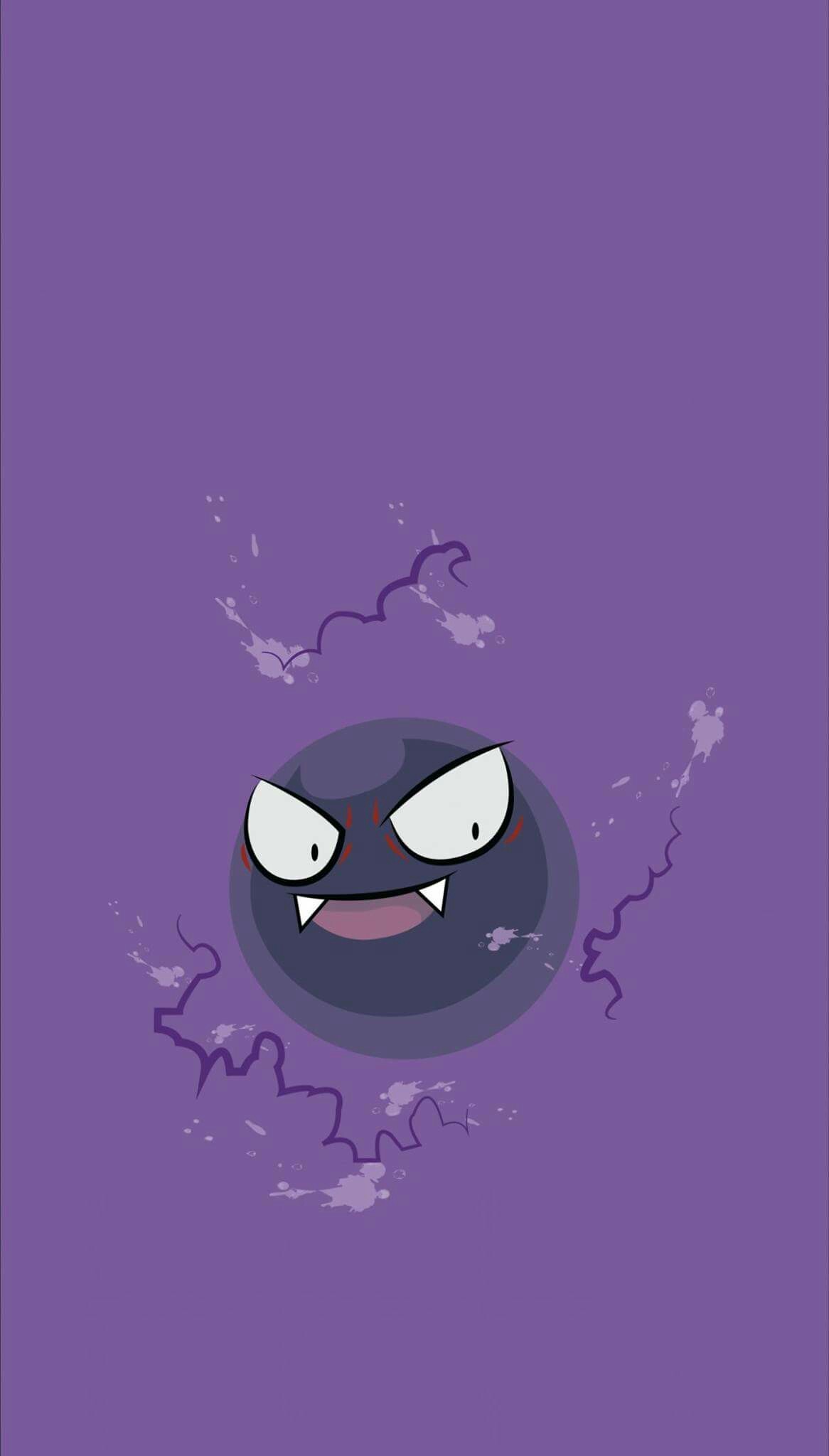 1166x2048 Gastly - Tap to see more Pokemon Go iPhone wallpaper!