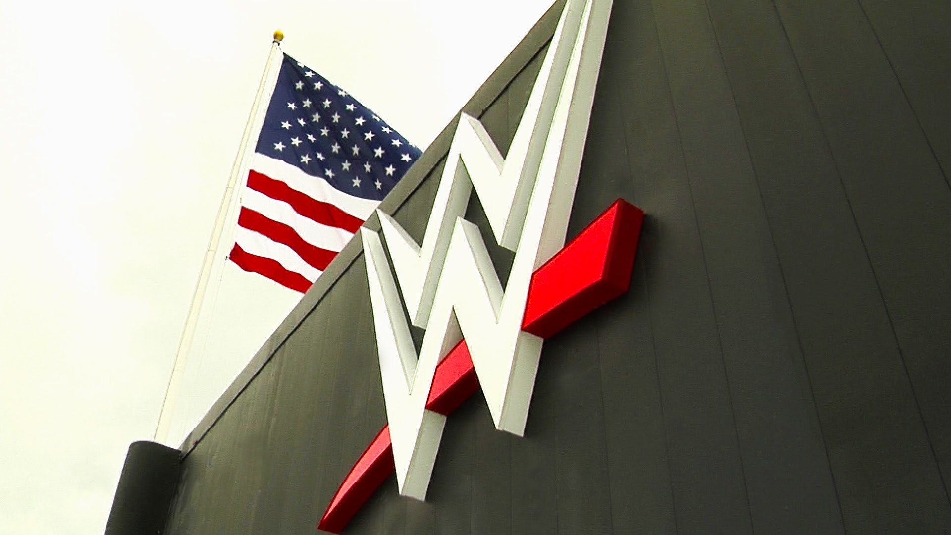 1920x1080 WWE Headquarters has a fresh look with the arrival of the new WWE logo:  August 18, 2014 - YouTube