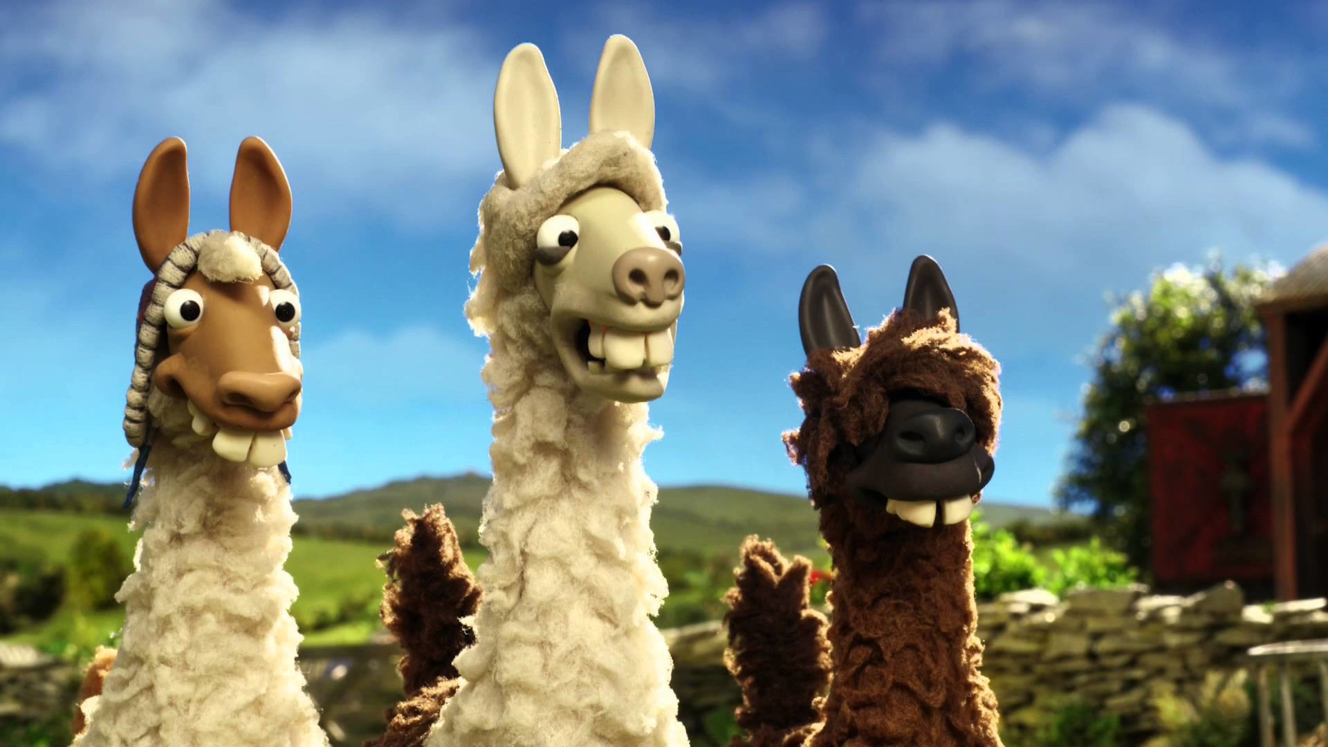 1920x1080 The llamas join Shaun the sheep on the farm - The Farmer's Llamas: Preview  - BBC One Christmas 2015 - YouTube