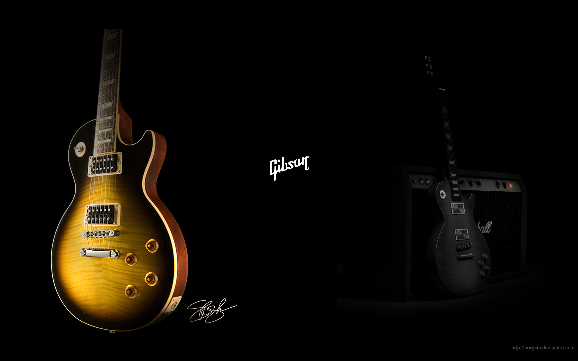 1920x1200 Gibson Guitar Wallpaper