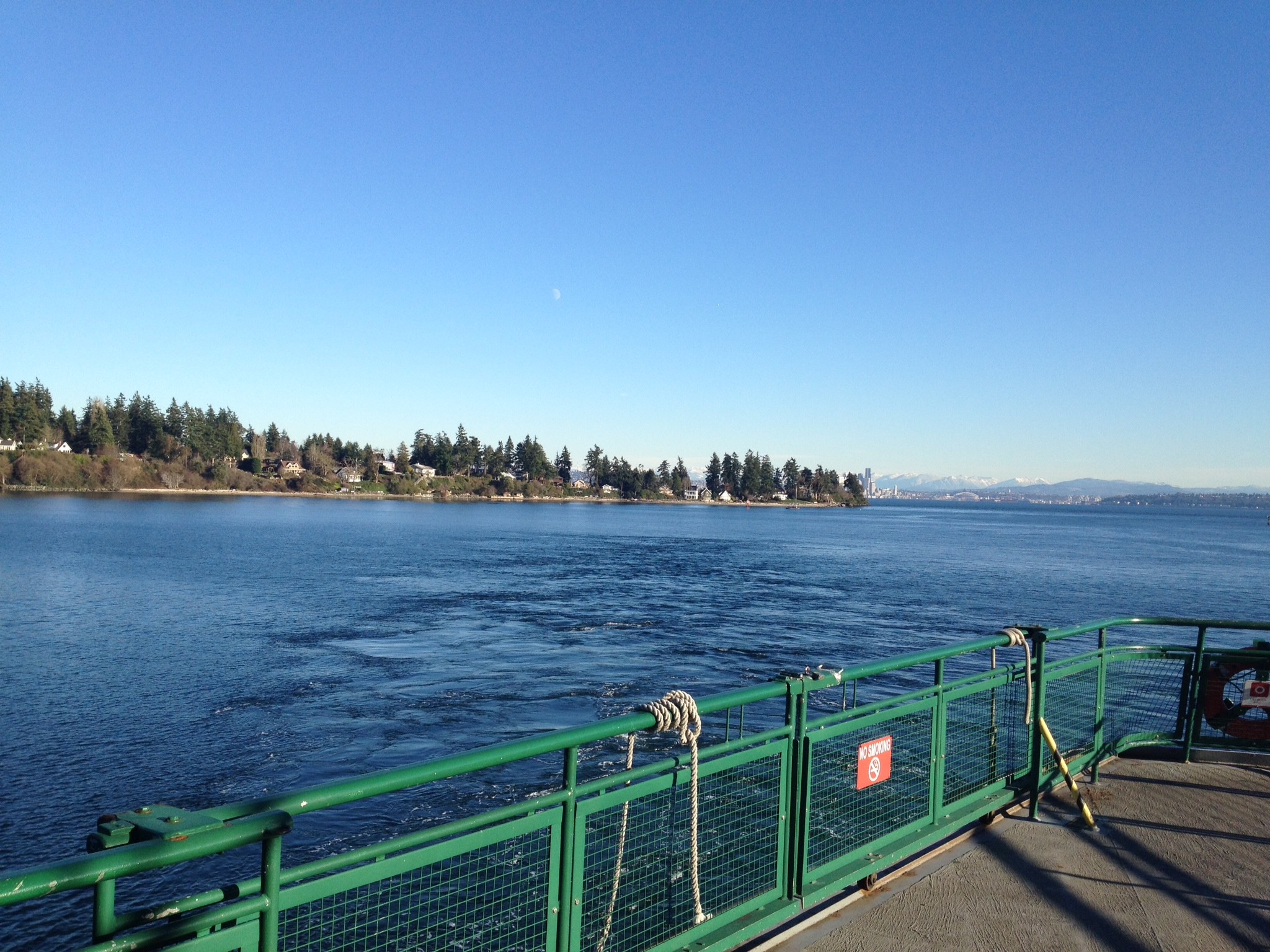 2048x1536 On a nice day, this is what it looks like before leaving Bainbridge. On