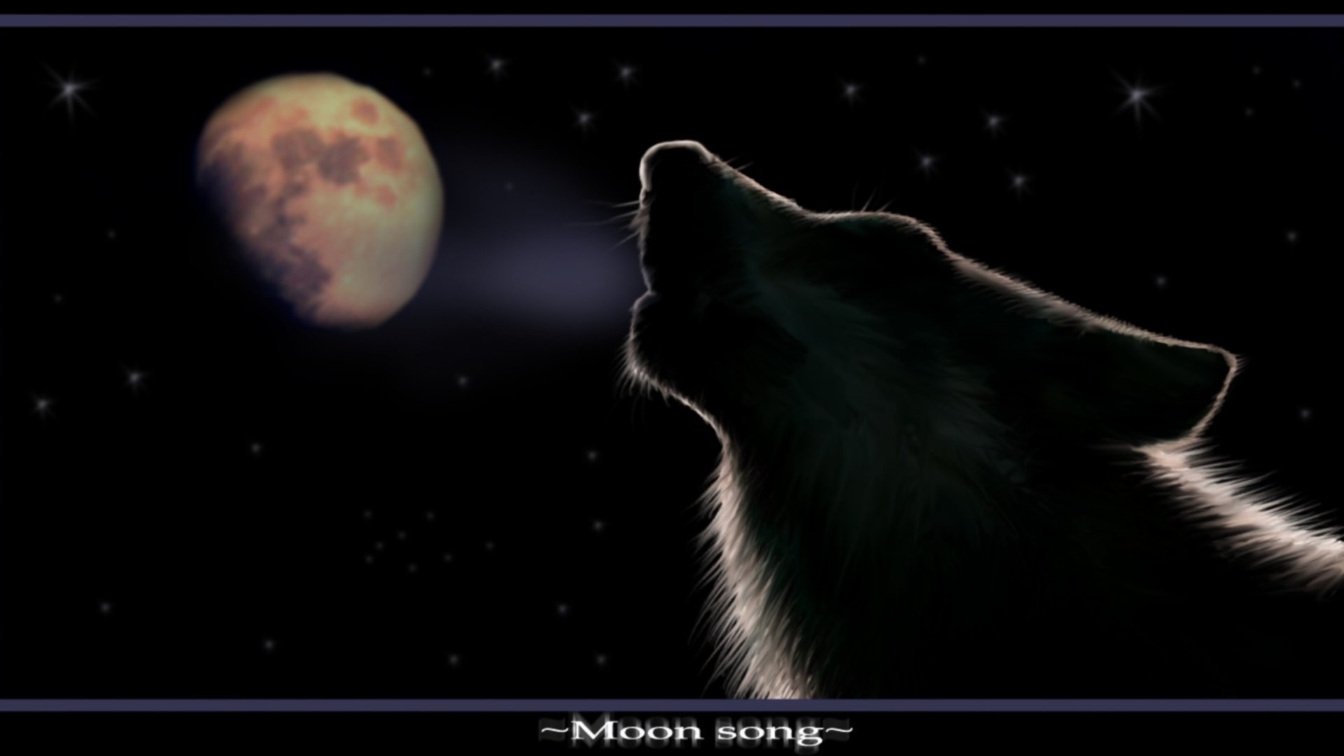 1920x1080 Wolf Moon ...