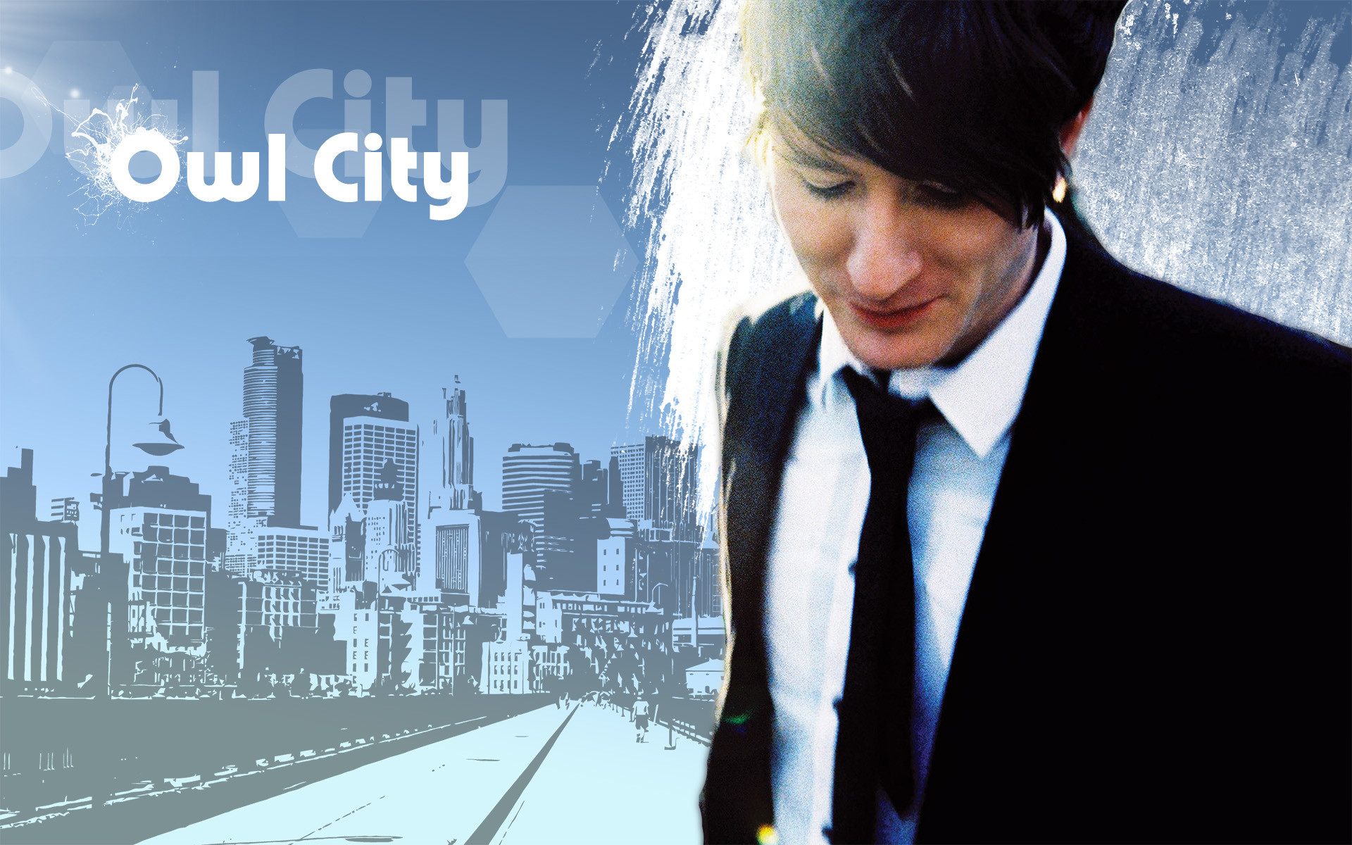 1920x1200 ... Owl City Adam Young 2 by Pchann