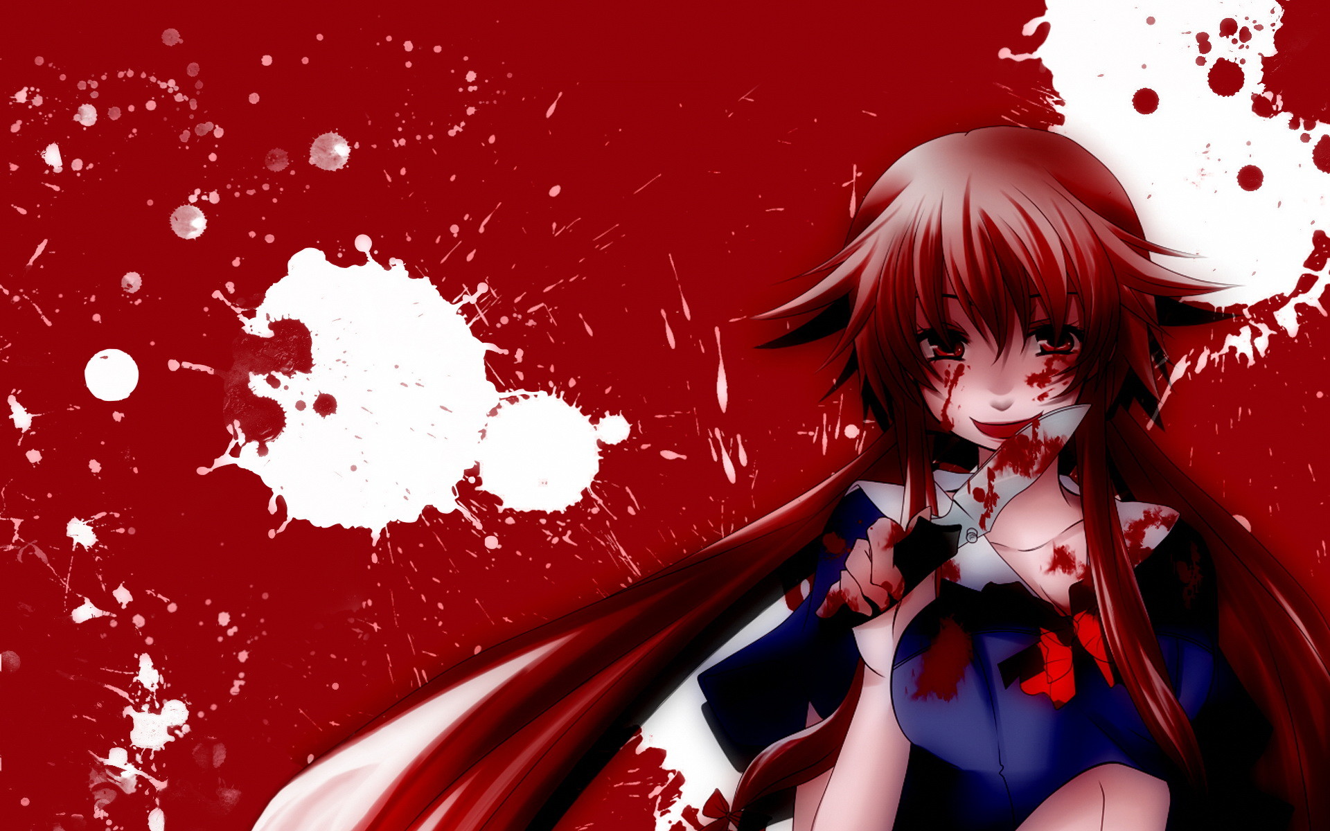 1920x1200 Mirai Nikki Blood Stained Desktop Background. Download  ...